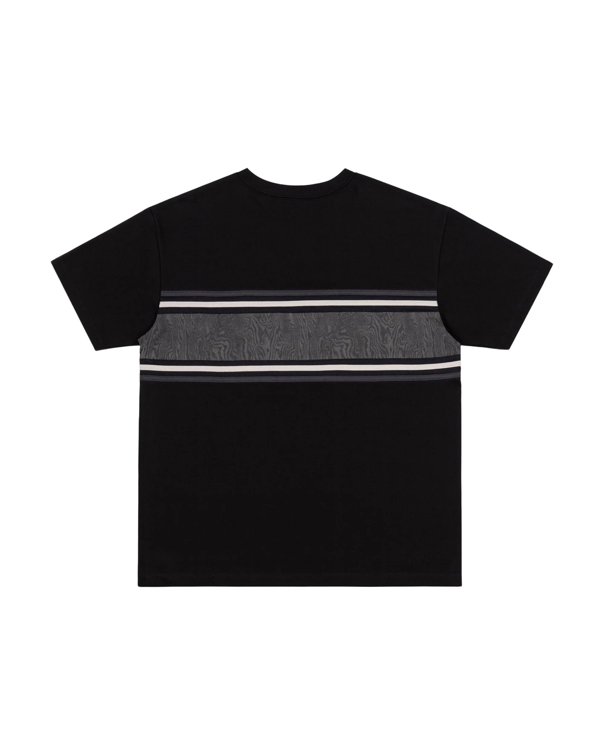 LAAMS Woodgrain Panel T-Shirt (Black/Grey) - Image 3