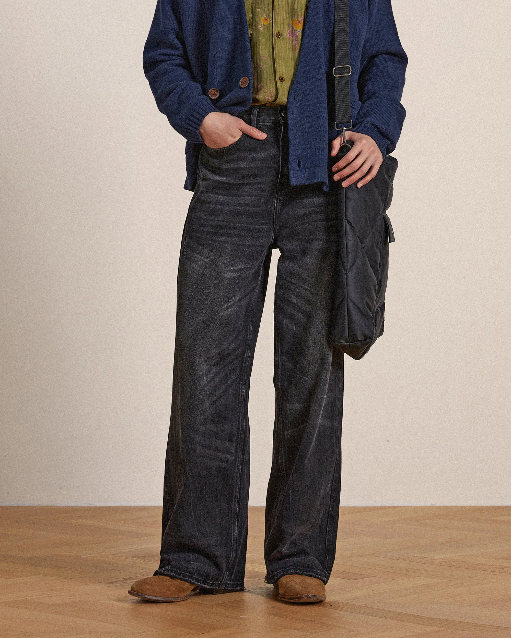 Lacy Baggy Jeans - Image 2
