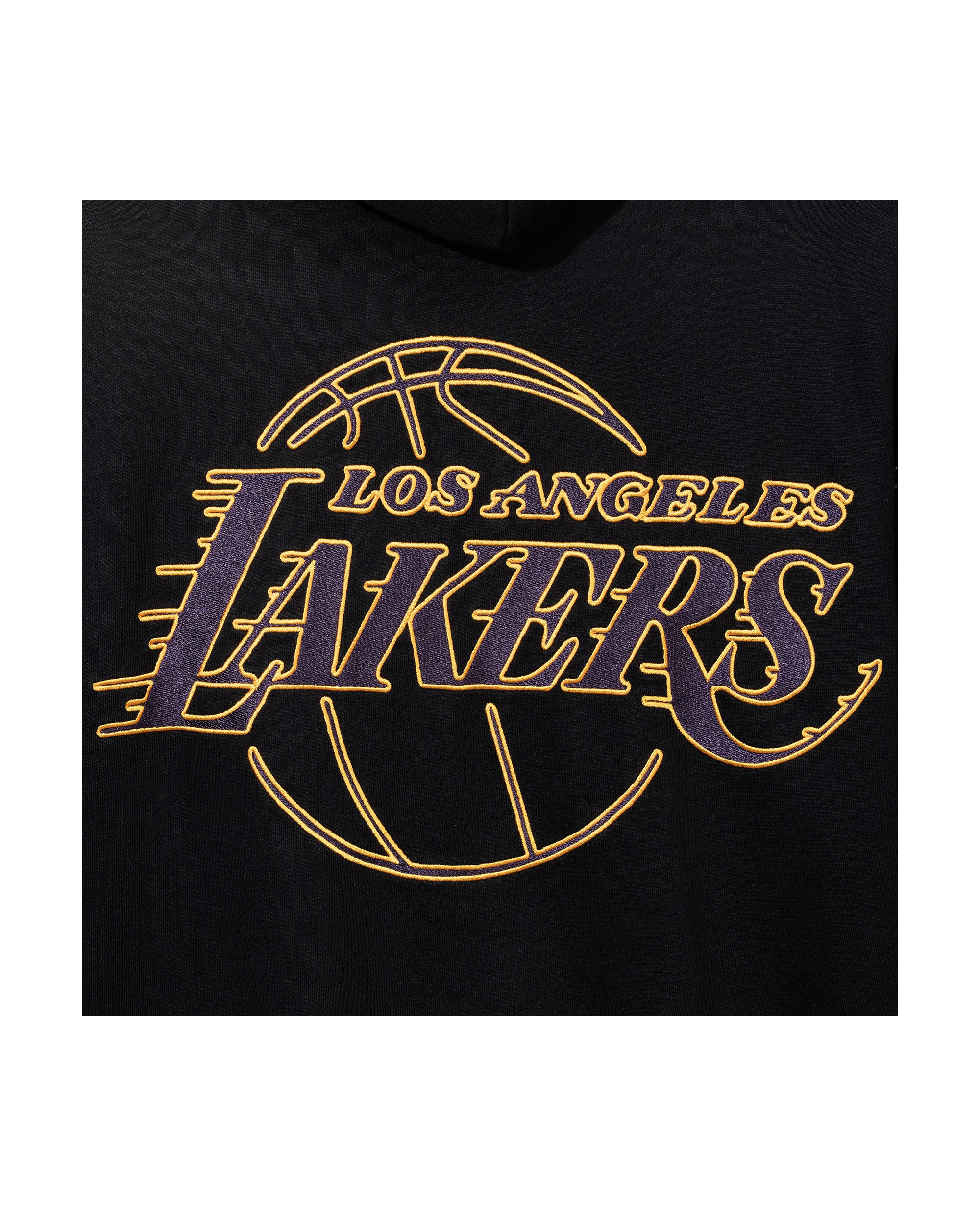 LAKERS CONTRAST STITCH ZIP BLACK/PURPLE - Image 5