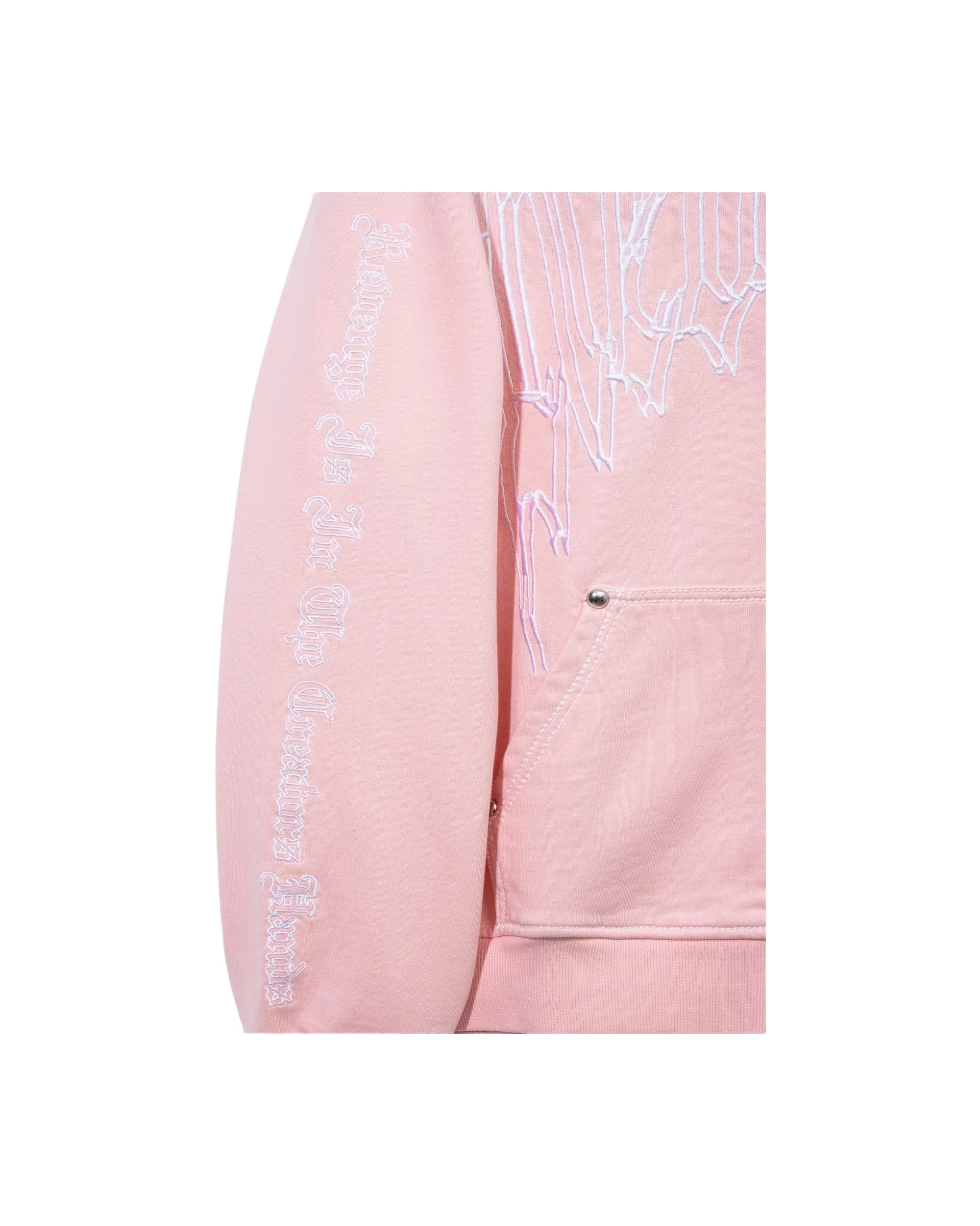 LAKERS CONTRAST STITCH ZIP PINK/WHITE - Image 5