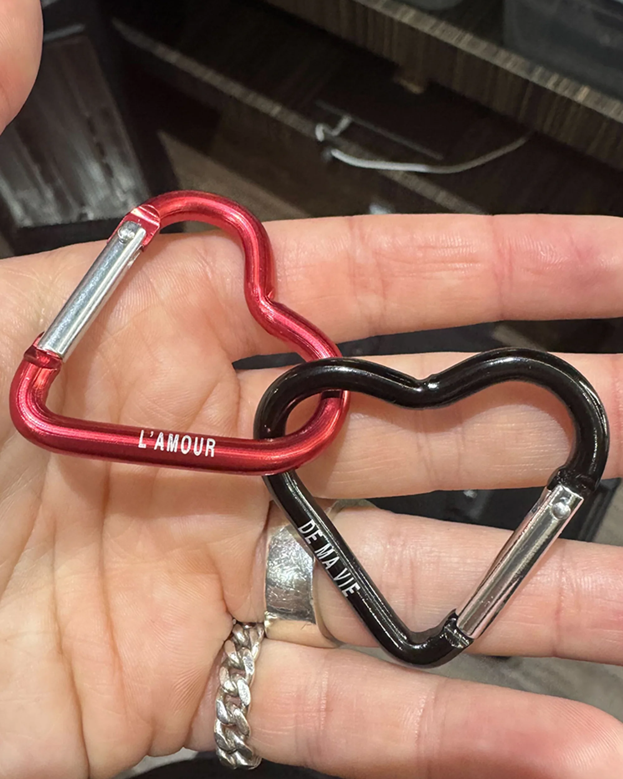 L'Amour Carabiner Clip Set - Image 4