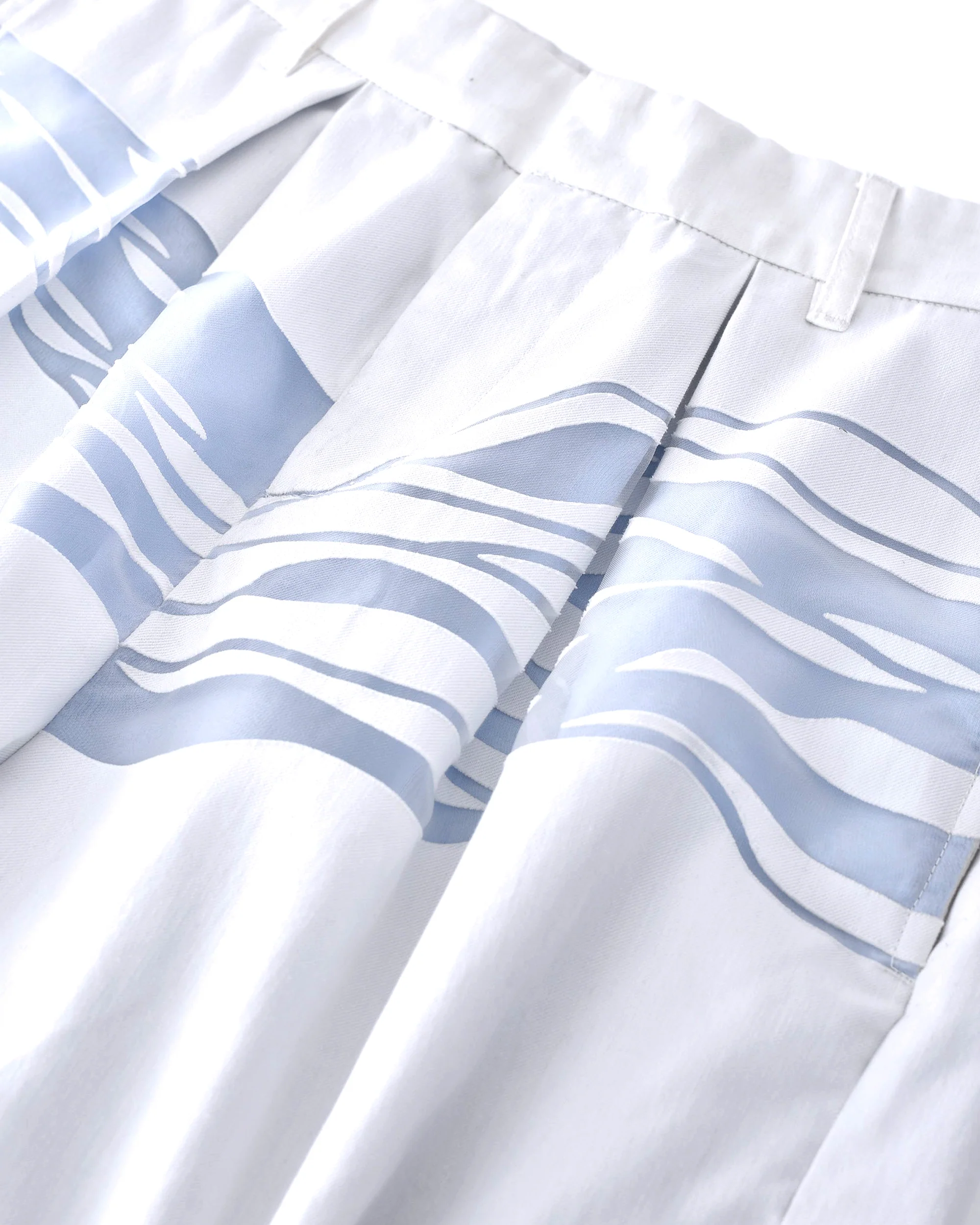 Laser cut Wave Wide Trousers - Image 4