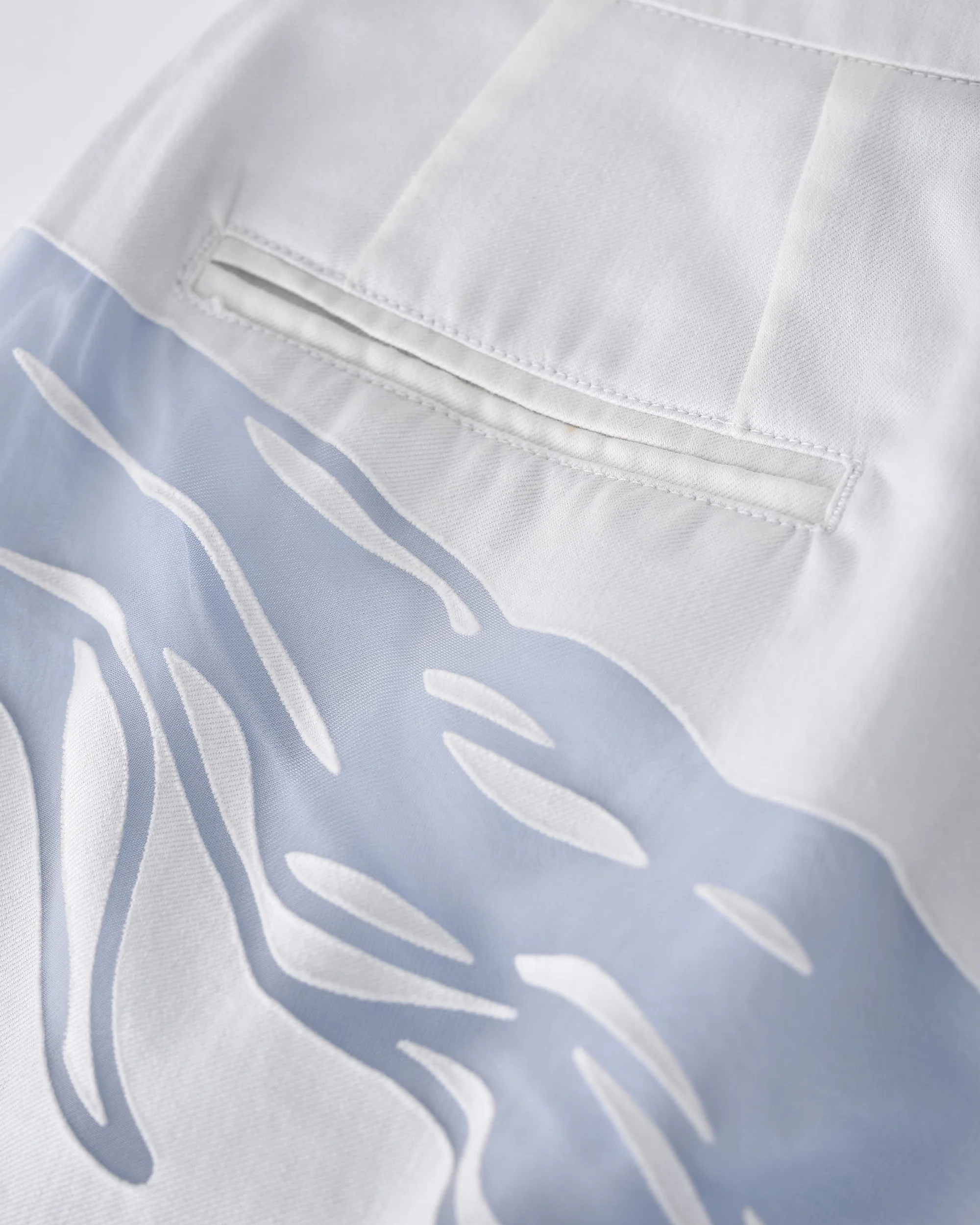 Laser cut Wave Wide Trousers - Image 9