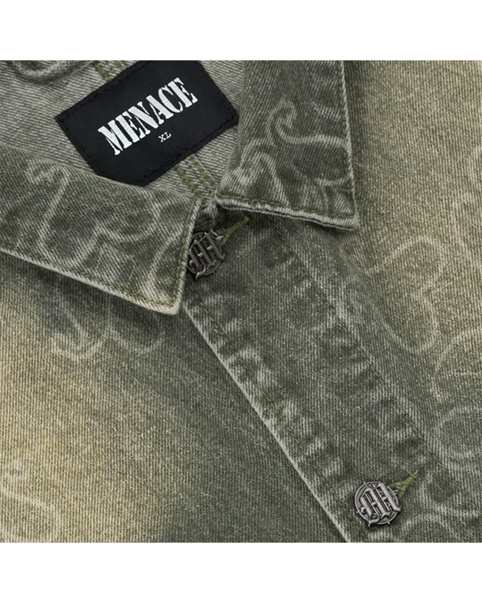 LASER ENGRAVED PAISLEY DENIM JACKET - Image 5