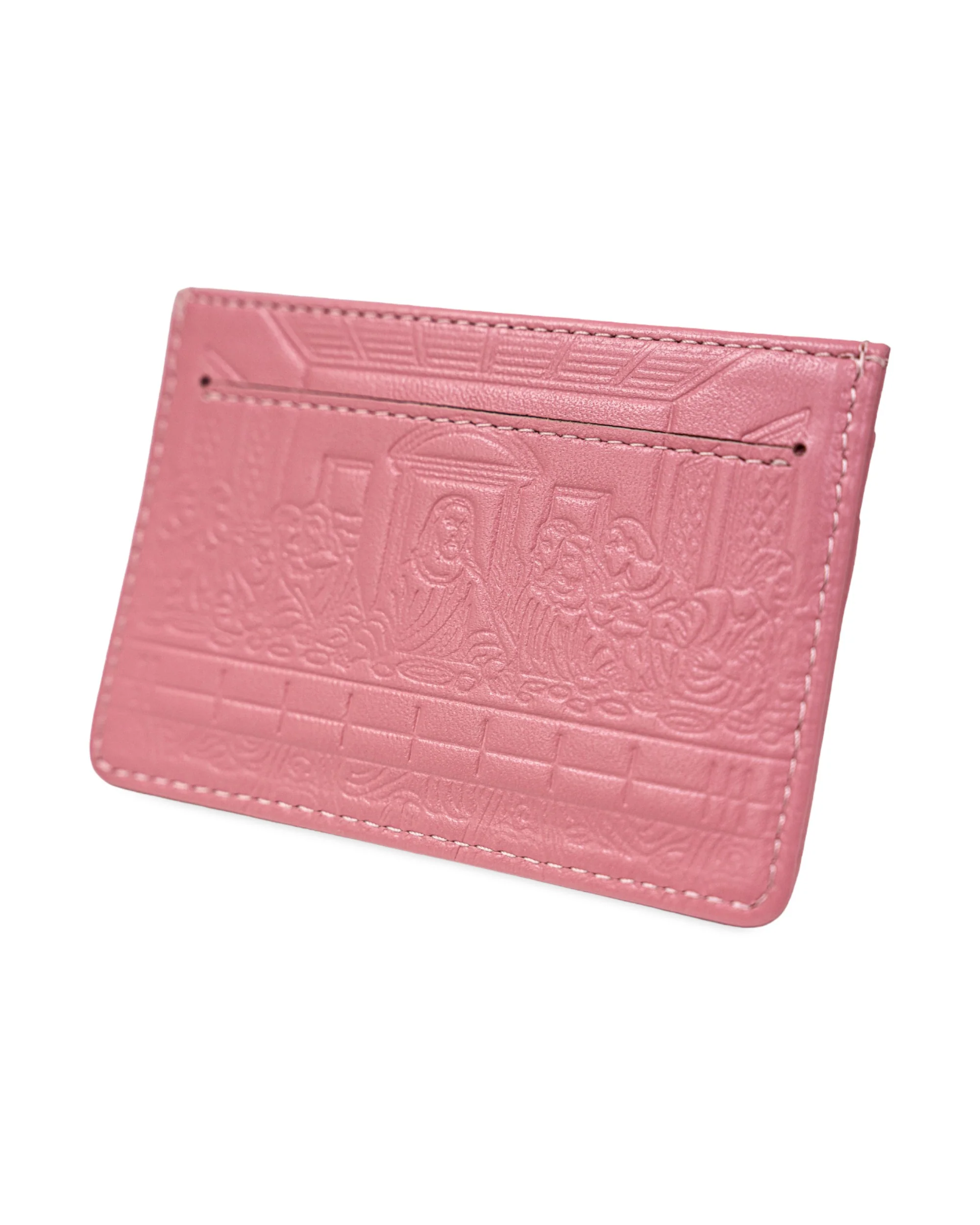 "Last Supper" Lambskin Cardholder (Pink) - Image 5