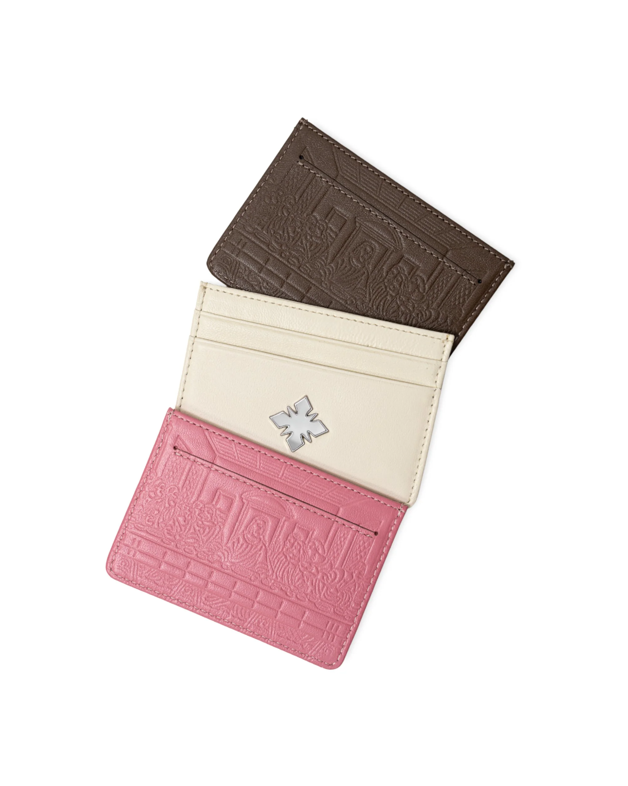 "Last Supper" Lambskin Cardholder (Pink) - Image 6