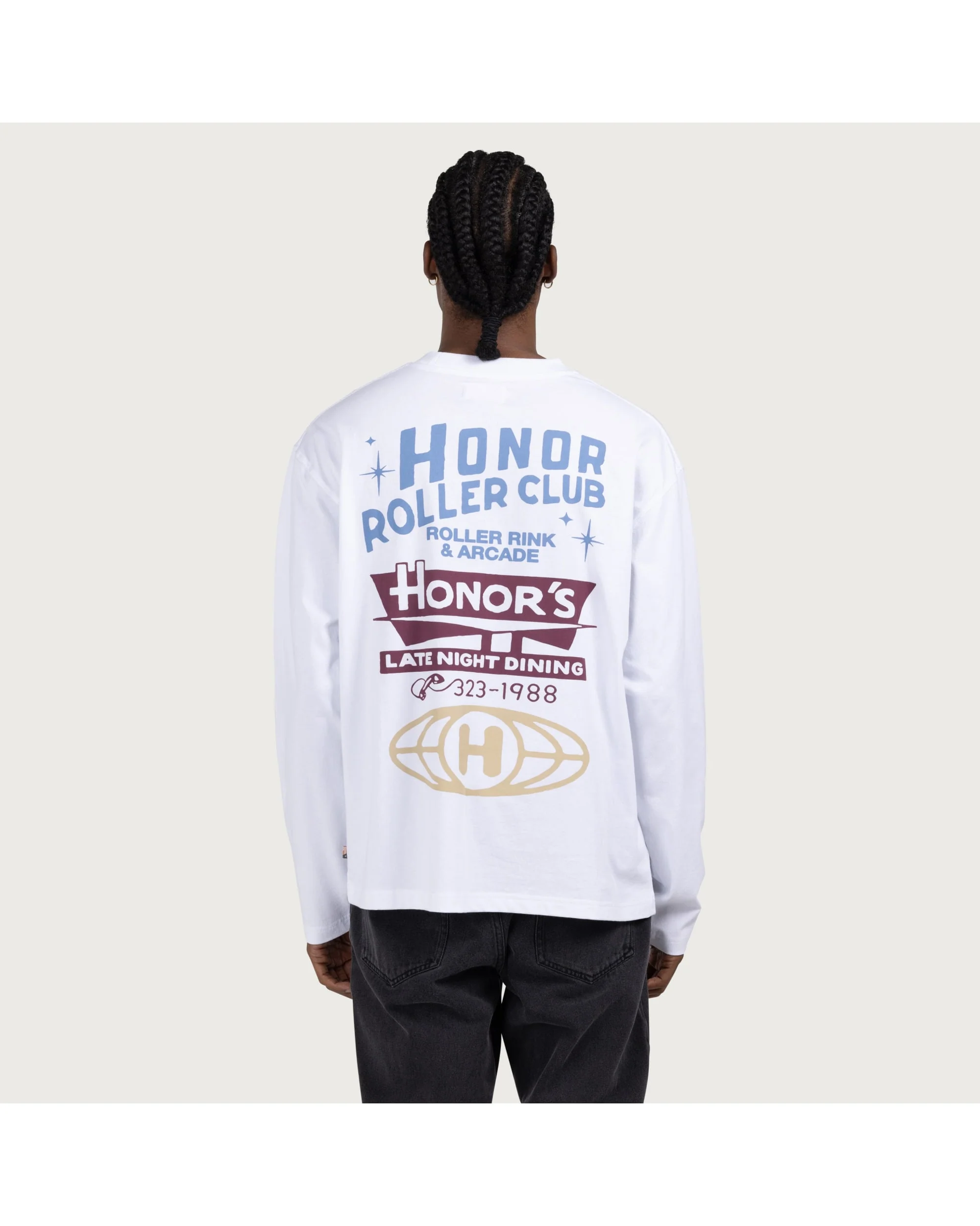 Late Night Dining Tee - White - Image 2