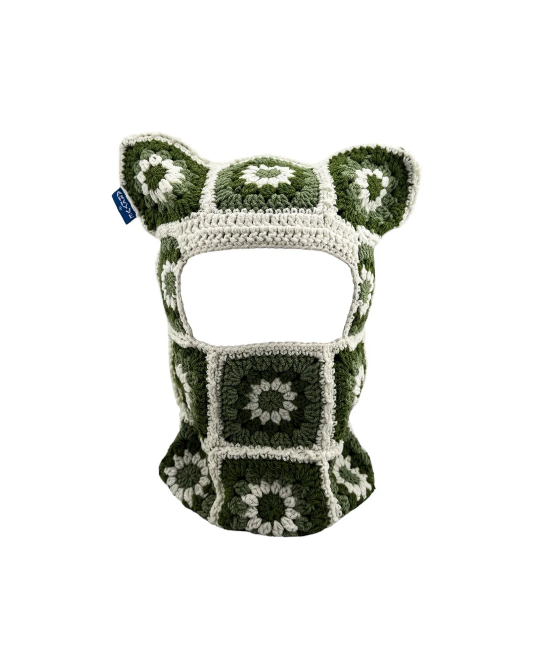Leafy Crochet Ski Mask