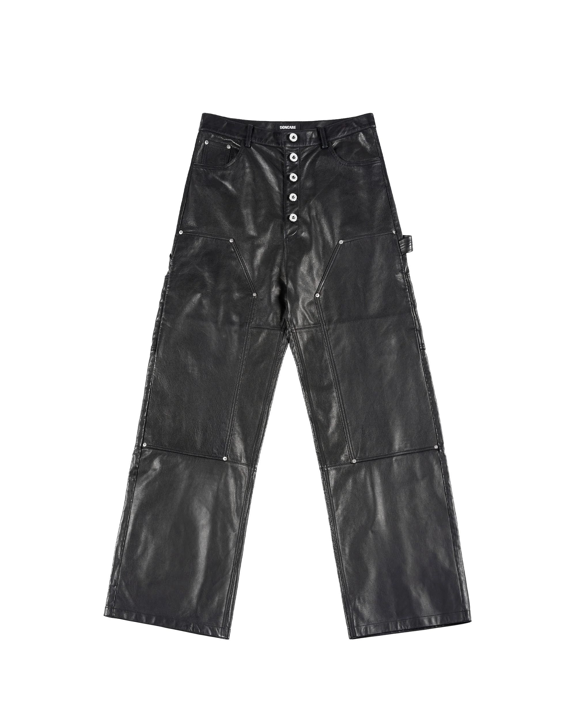 LEATHER BAGGY PANTS - Image 10