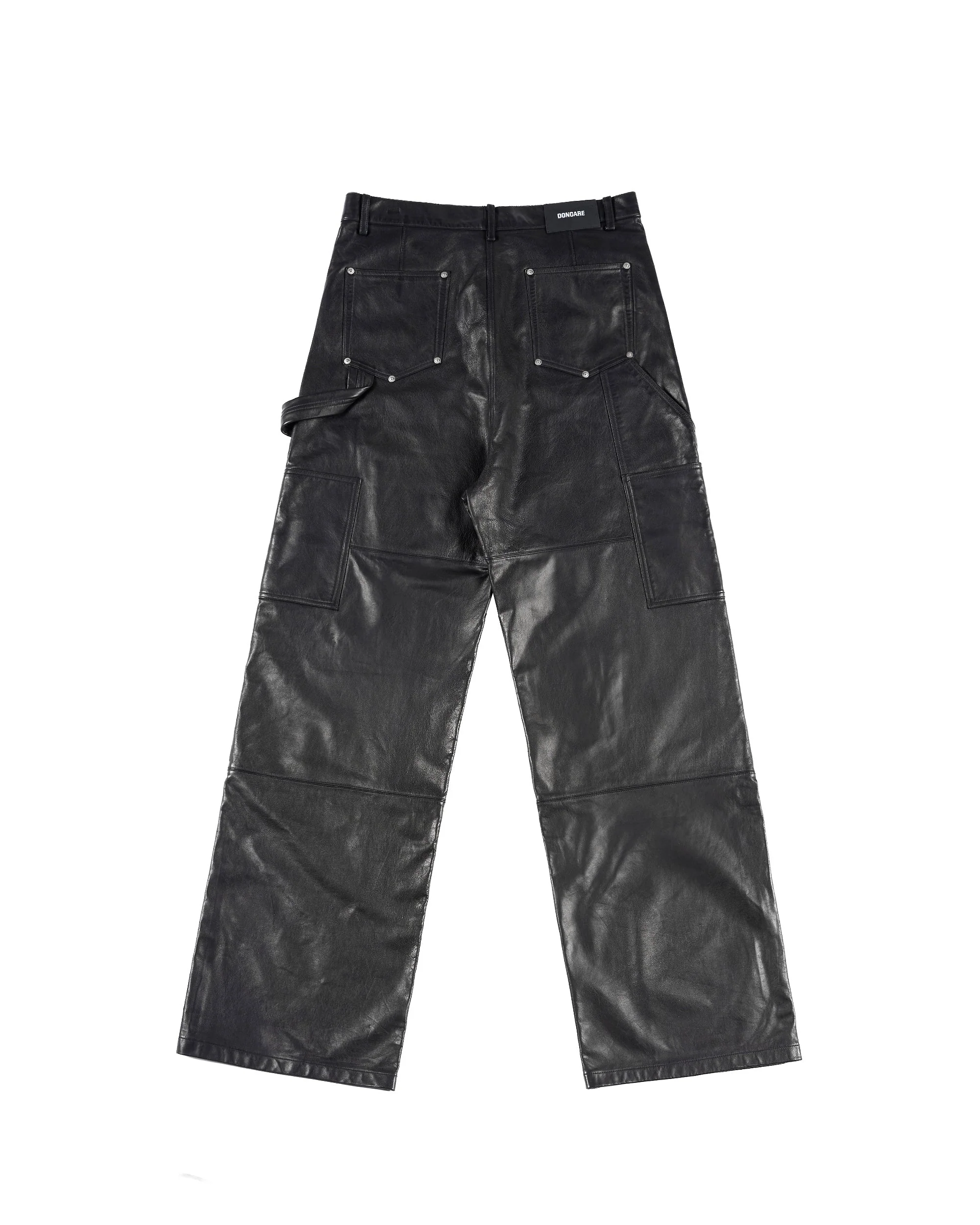 LEATHER BAGGY PANTS - Image 11
