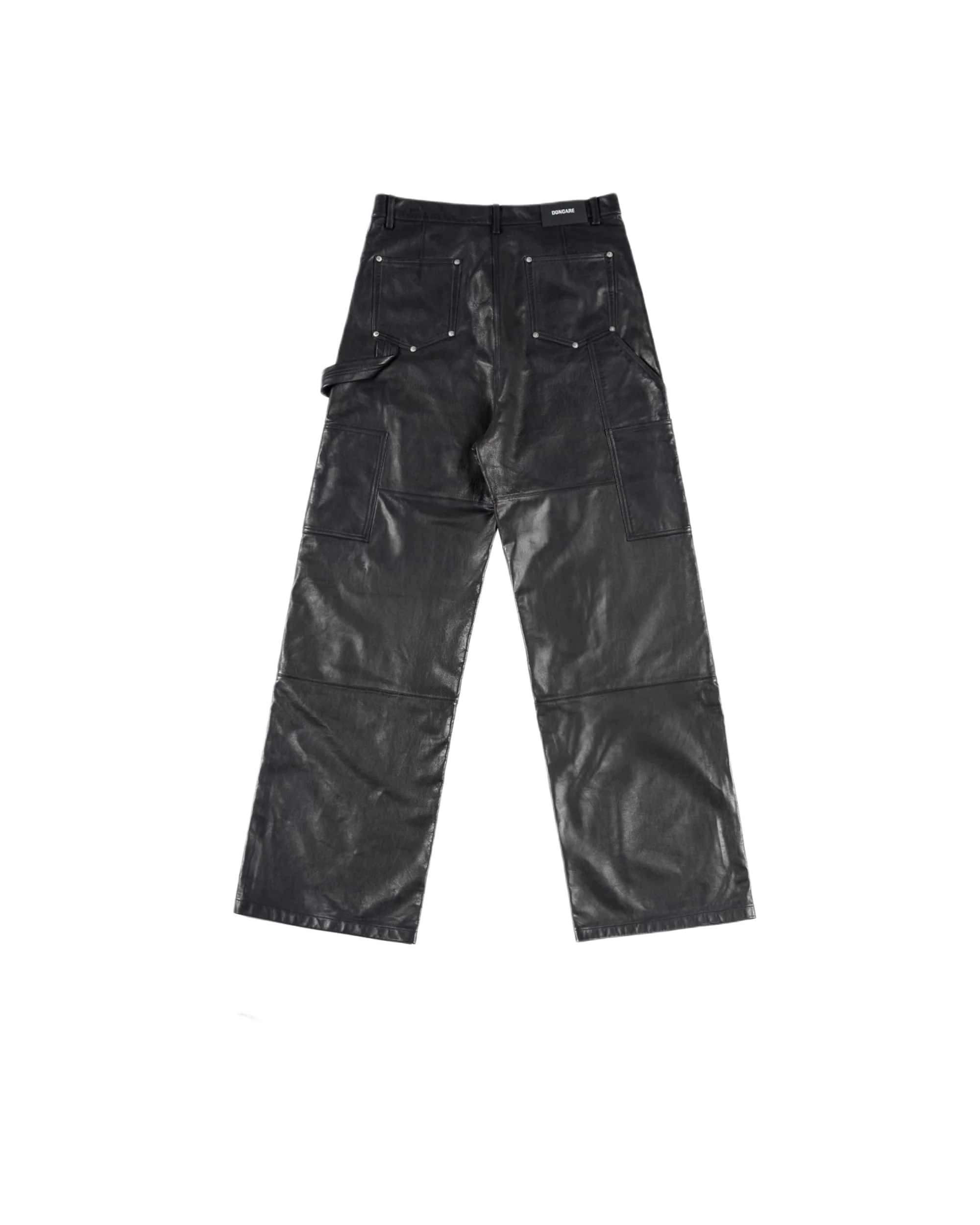 LEATHER BAGGY PANTS - Image 2
