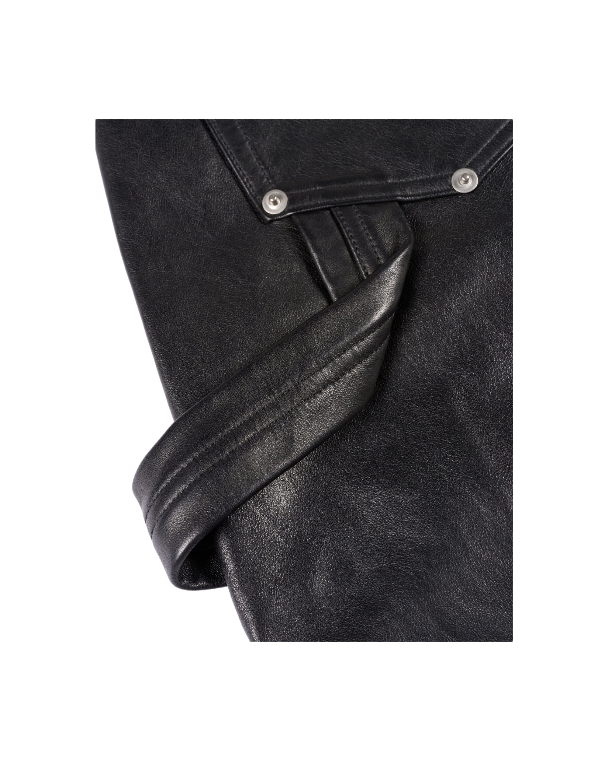 LEATHER BAGGY PANTS - Image 9