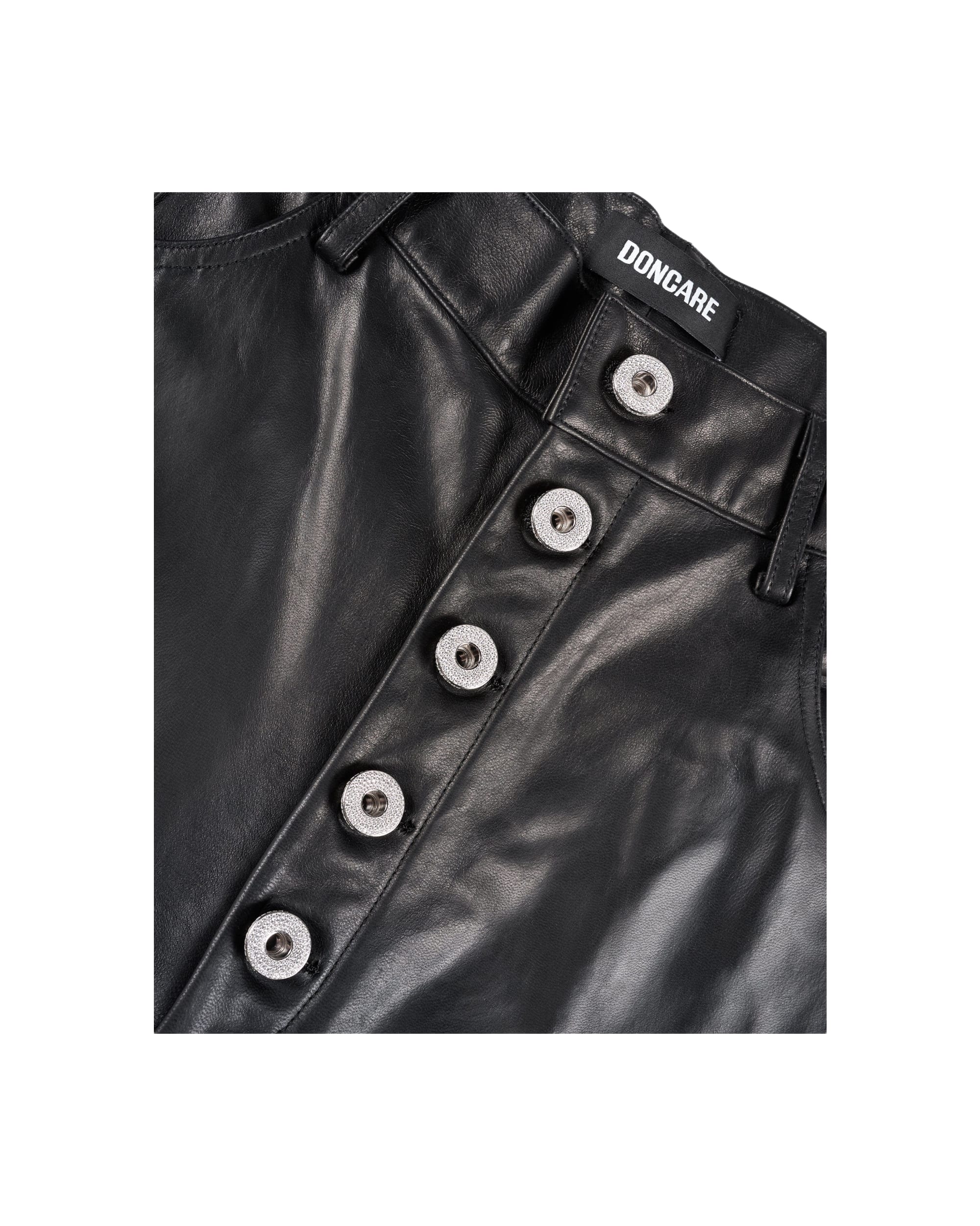LEATHER BAGGY SHORTS - Image 16