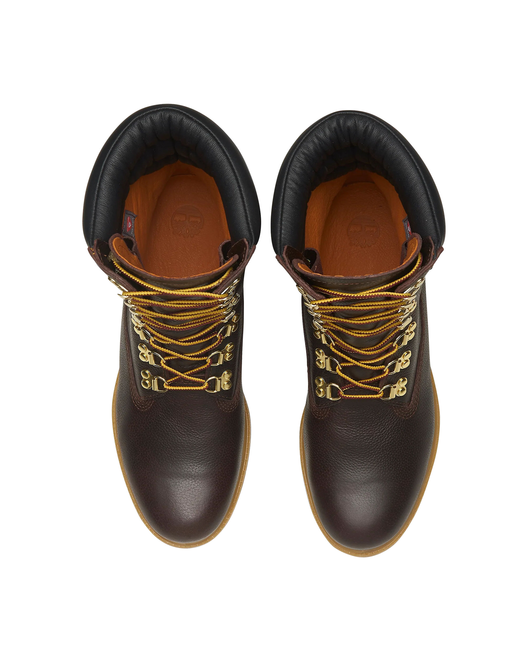 LEATHER ESPRESSO TALL LACE UP WATERPROOF BOOT - Image 2
