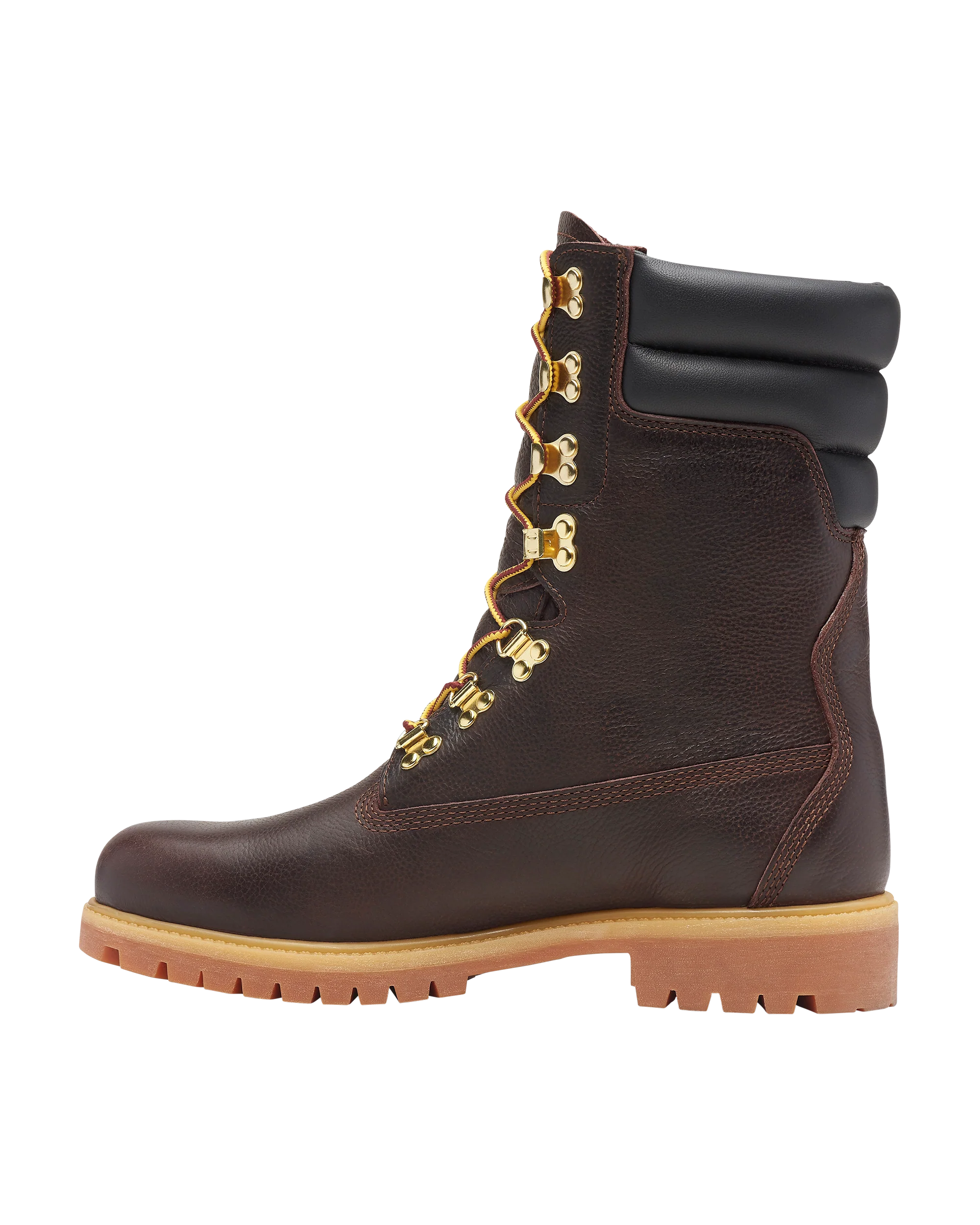 LEATHER ESPRESSO TALL LACE UP WATERPROOF BOOT - Image 6