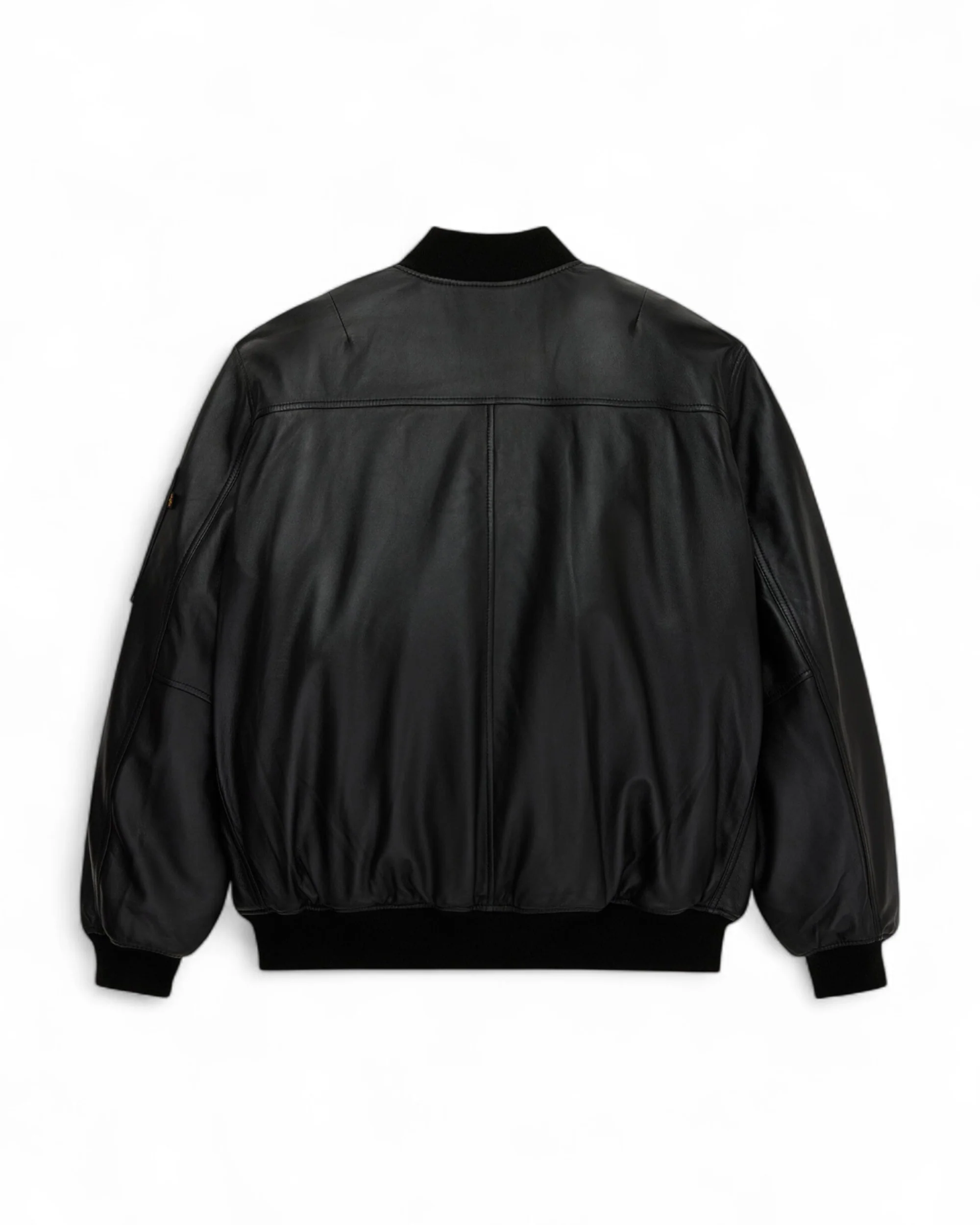 LEATHER MA-1 FLIGHT JACKET - Image 12
