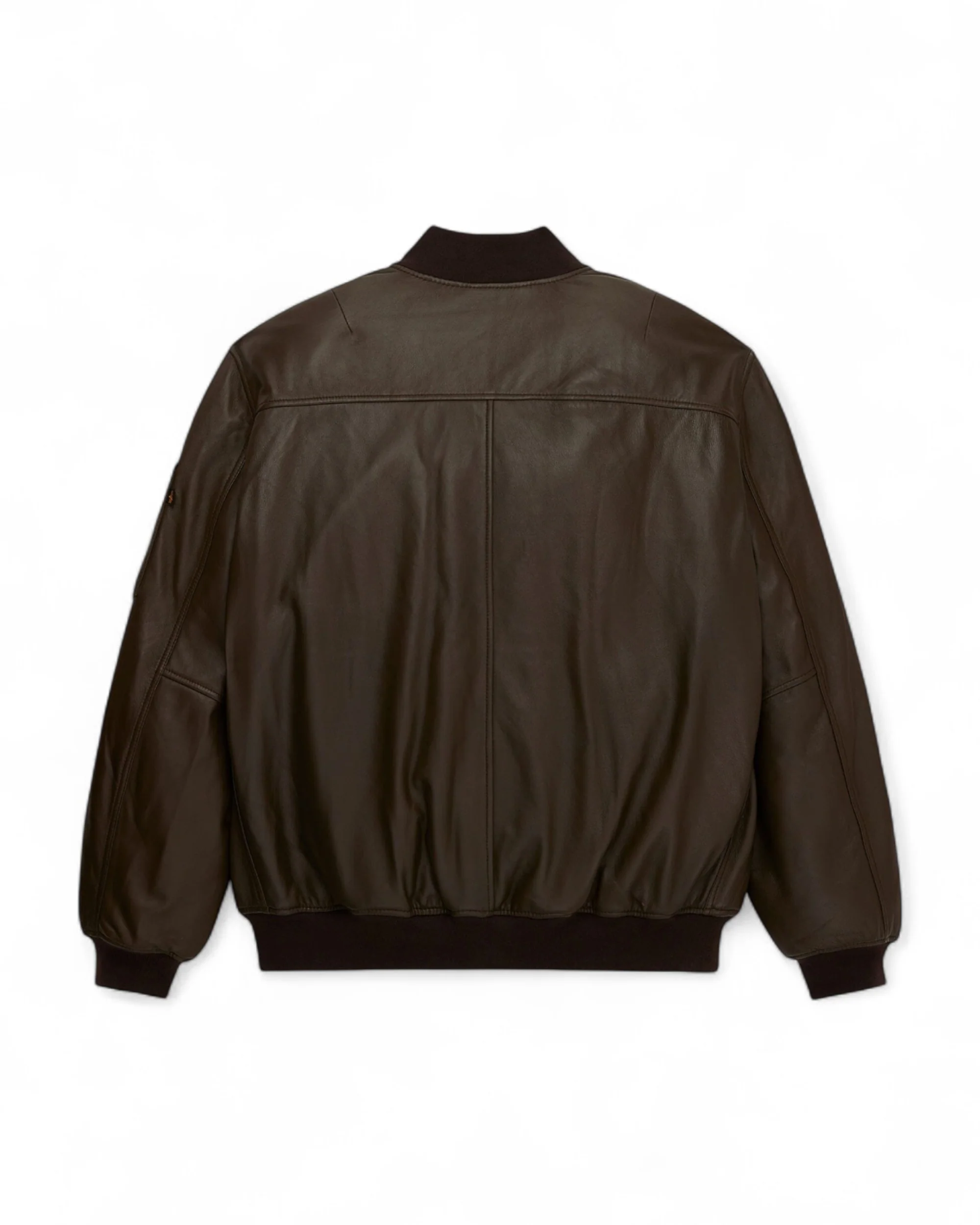 LEATHER MA-1 FLIGHT JACKET - Image 4