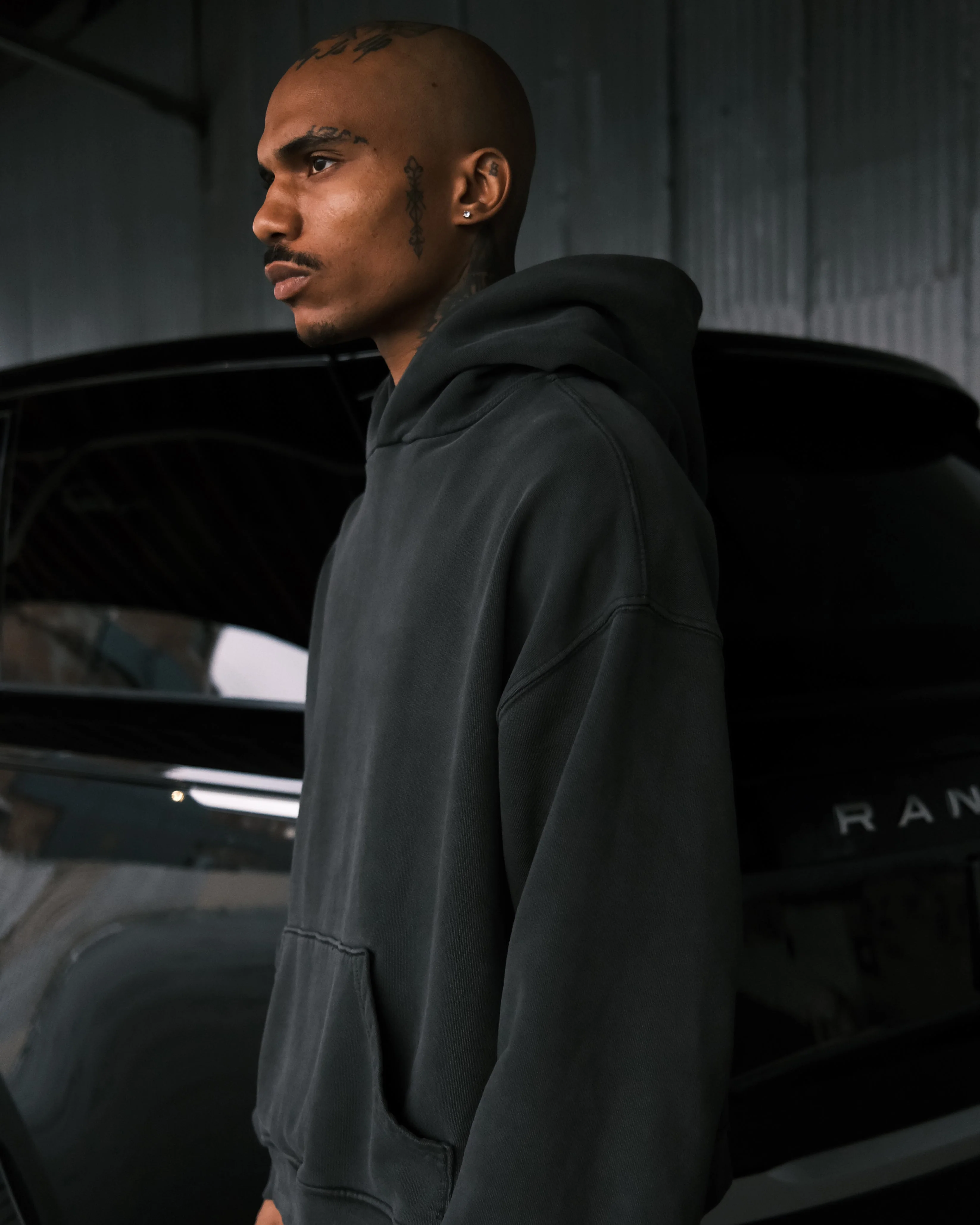 Legacy Pullover Hoodie - Charcoal - Image 3