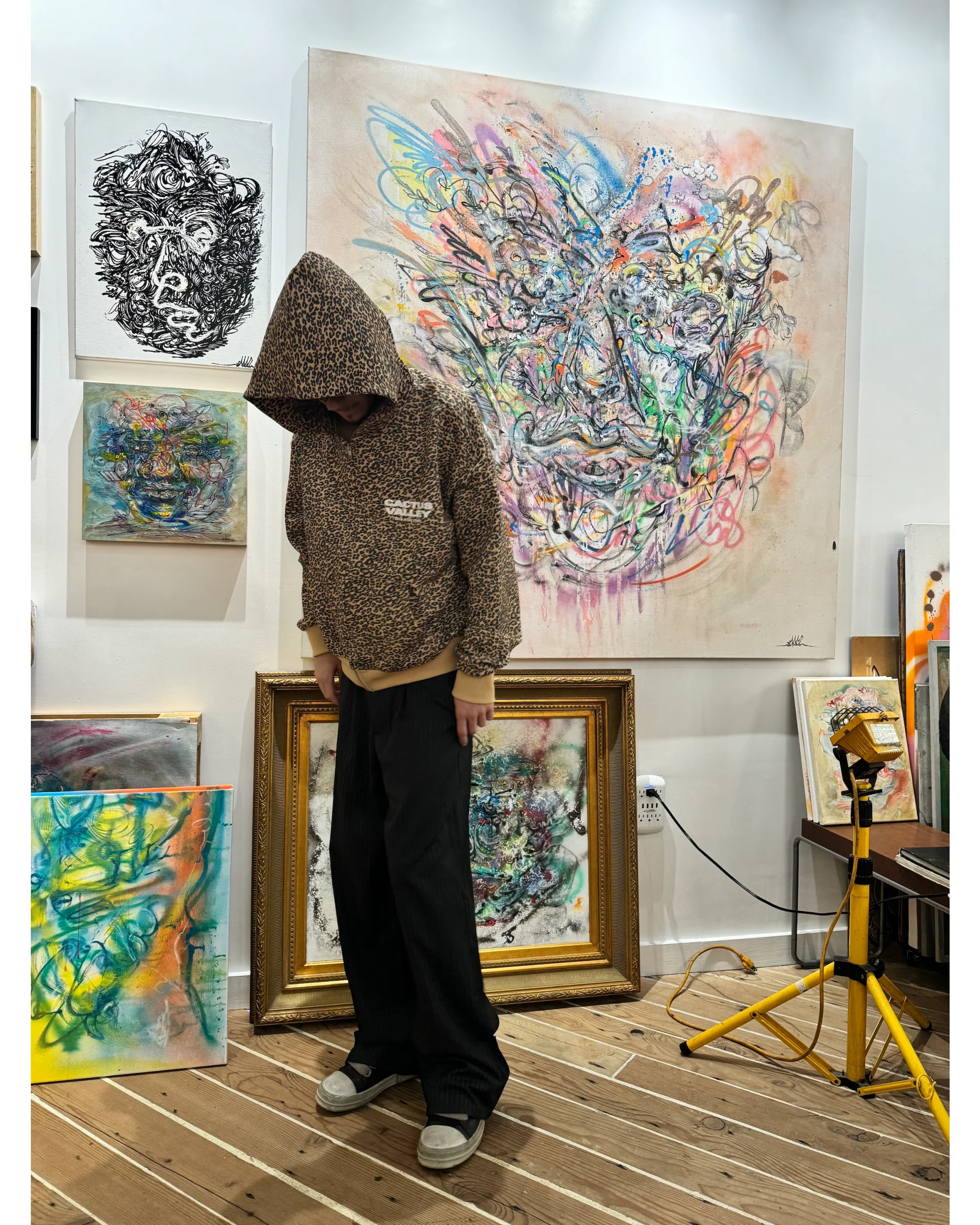 Leopard Art Hoodie - Image 3