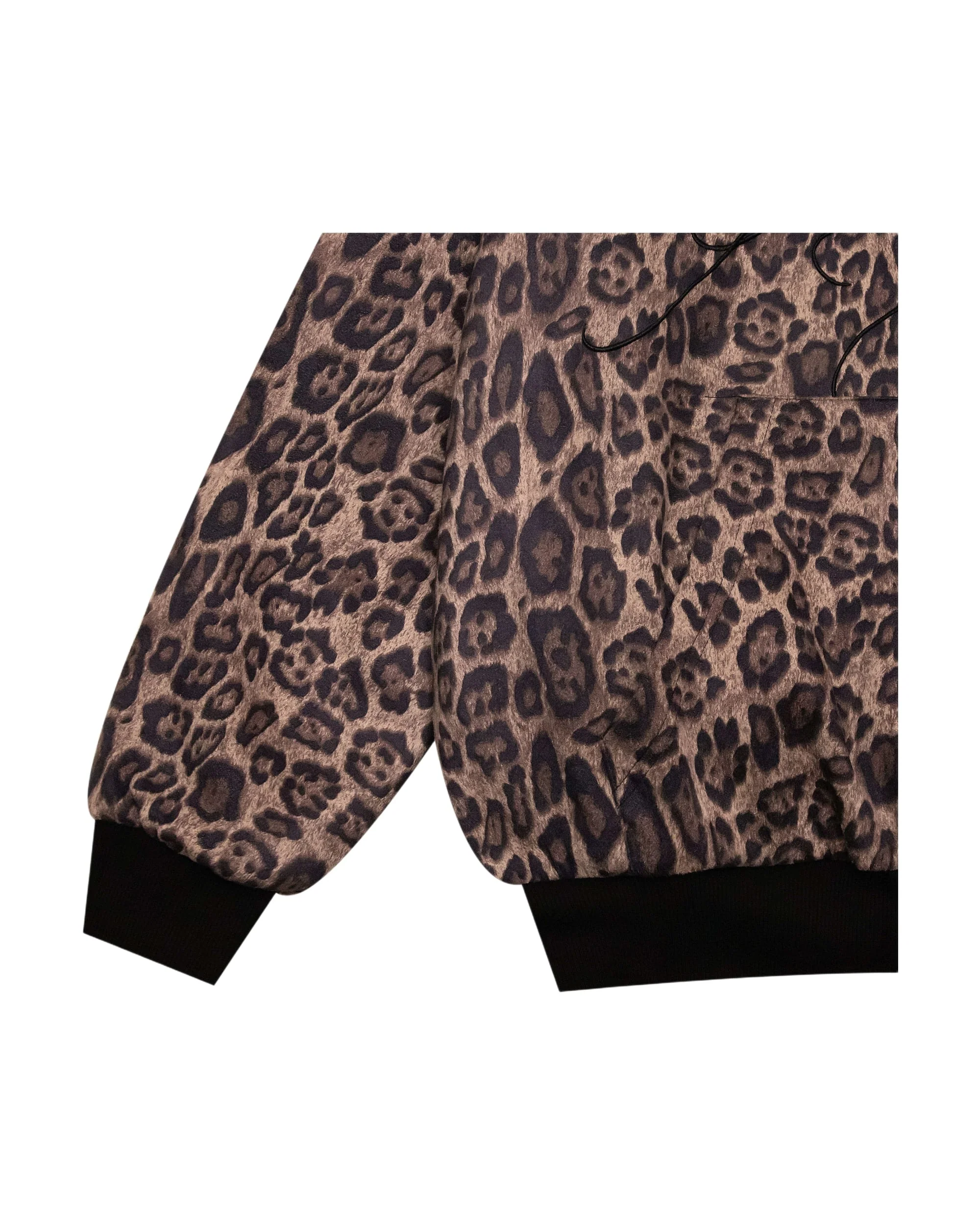 "LEOPARD" REVERSIBLE SHERPA HOODIE - Image 15