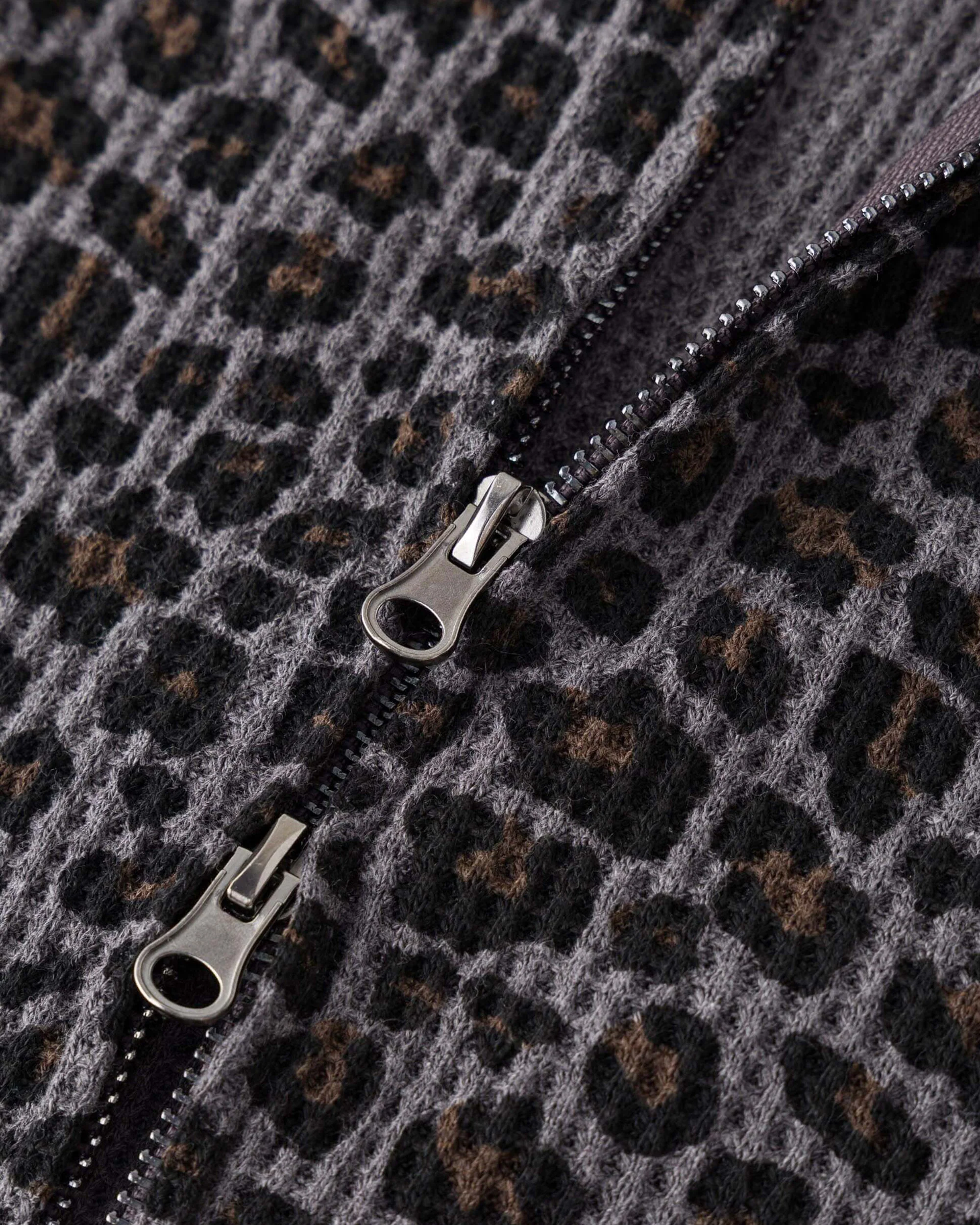 Leopard Waffle Zip Up - Image 10