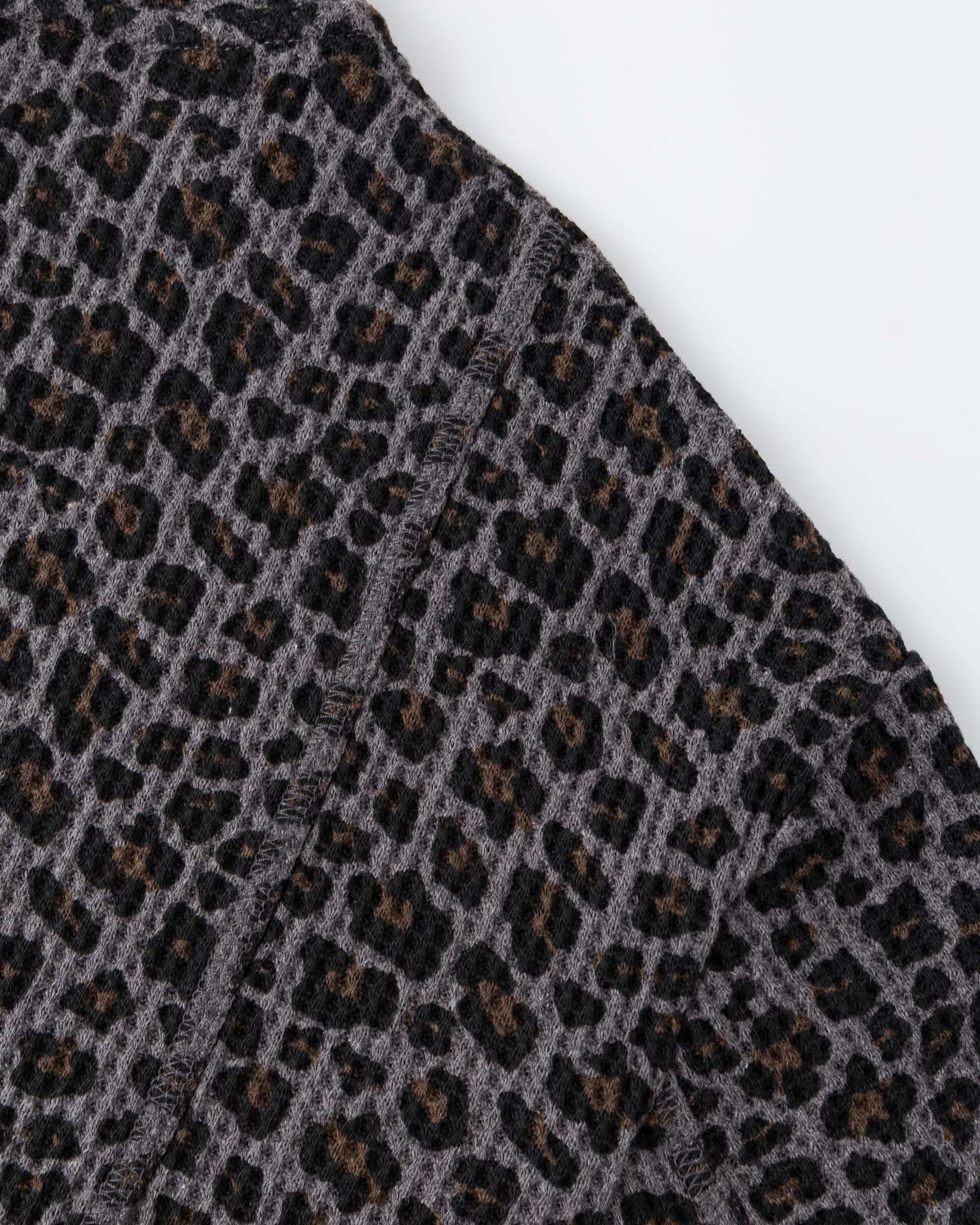 Leopard Waffle Zip Up - Image 12