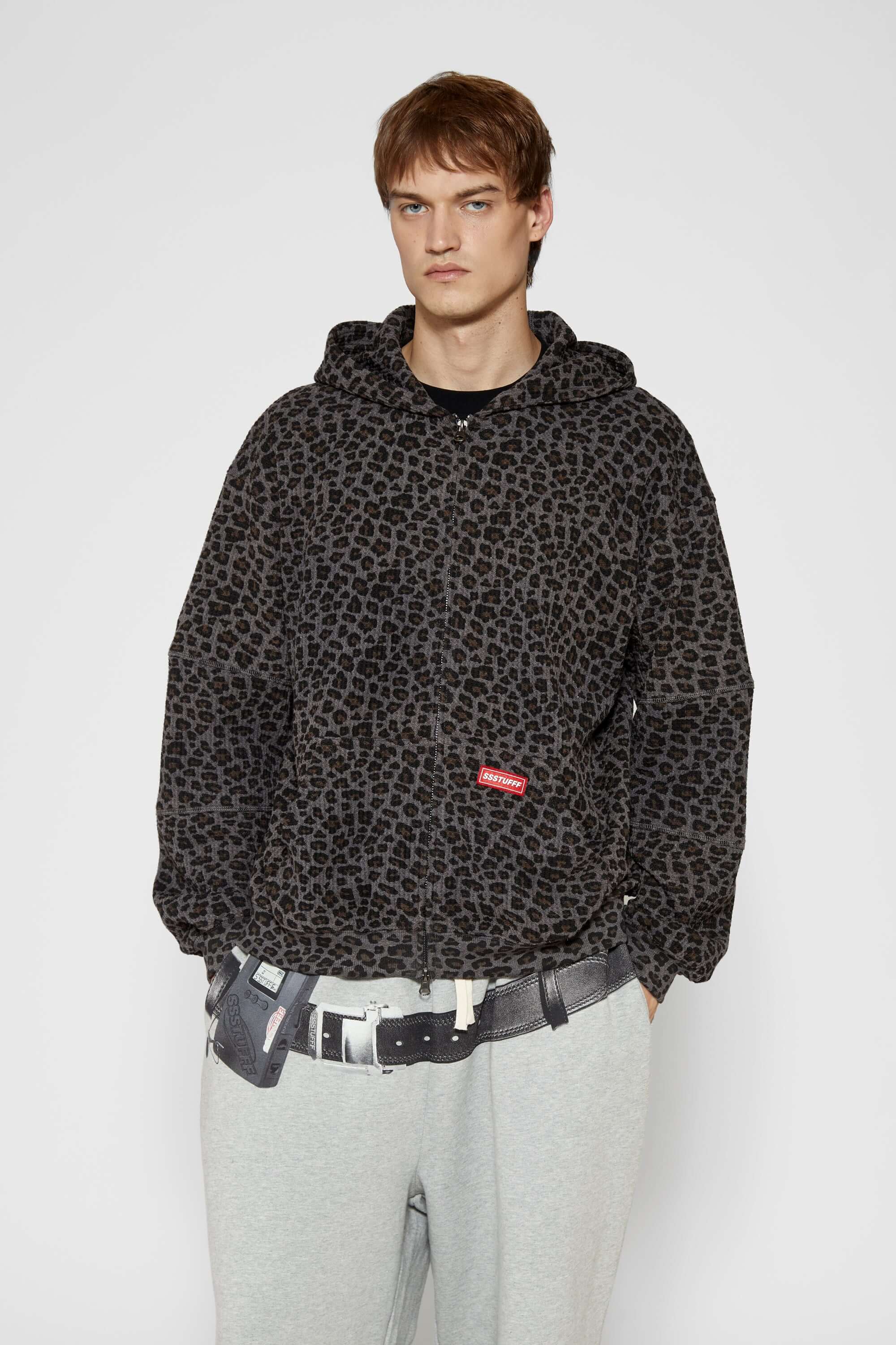 Leopard Waffle Zip Up - Image 18