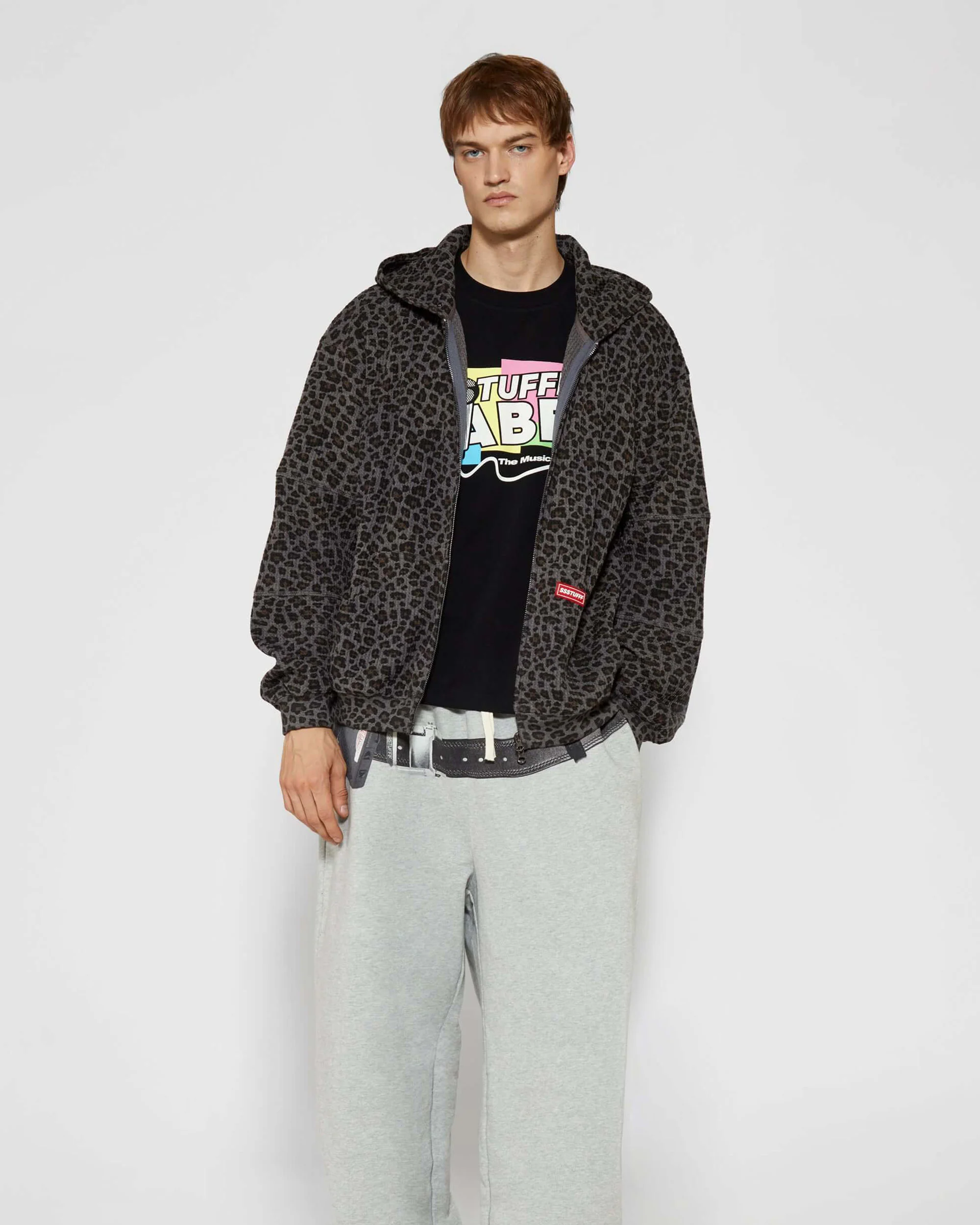 Leopard Waffle Zip Up - Image 2
