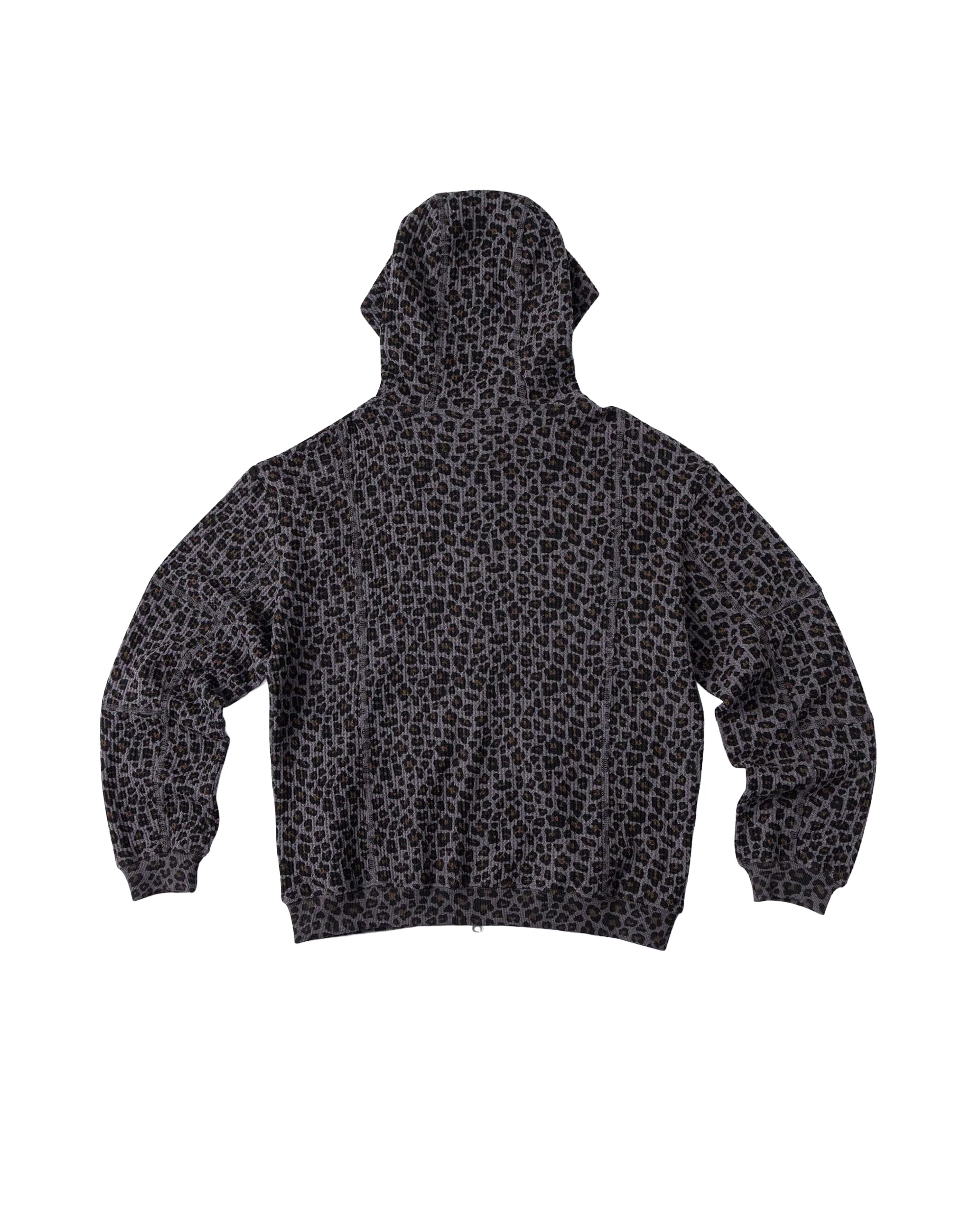 Leopard Waffle Zip Up - Image 3