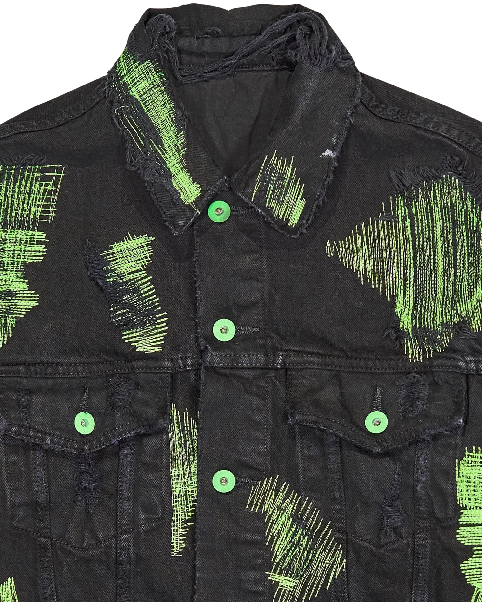 LESS BLACK/GREEN JACKET - Image 3