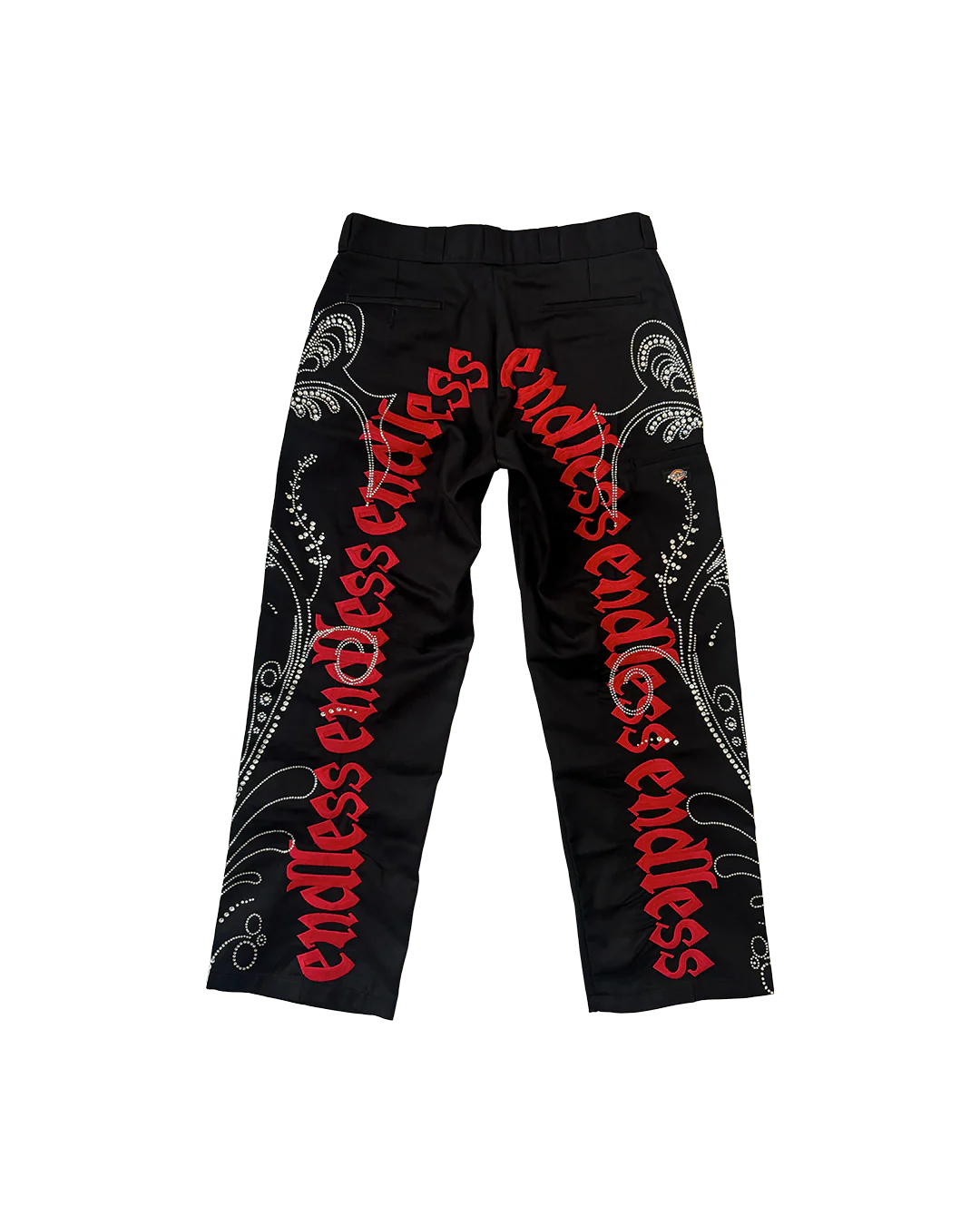 LESS BLACK/RED WORK PANTS - Image 2