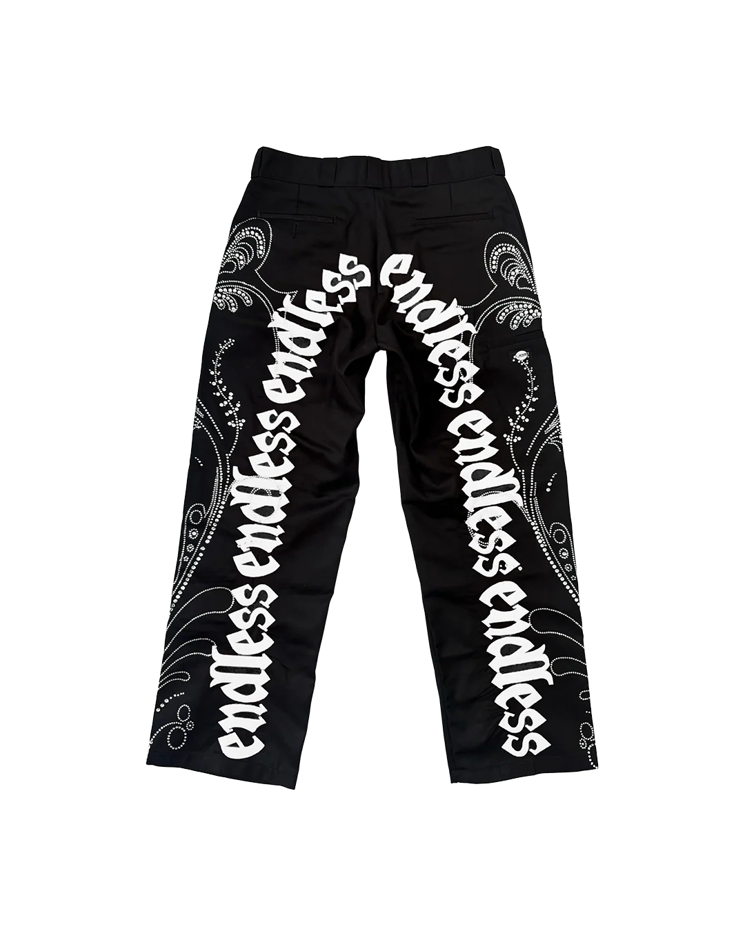 LESS BLACK/WHITE WORK PANTS