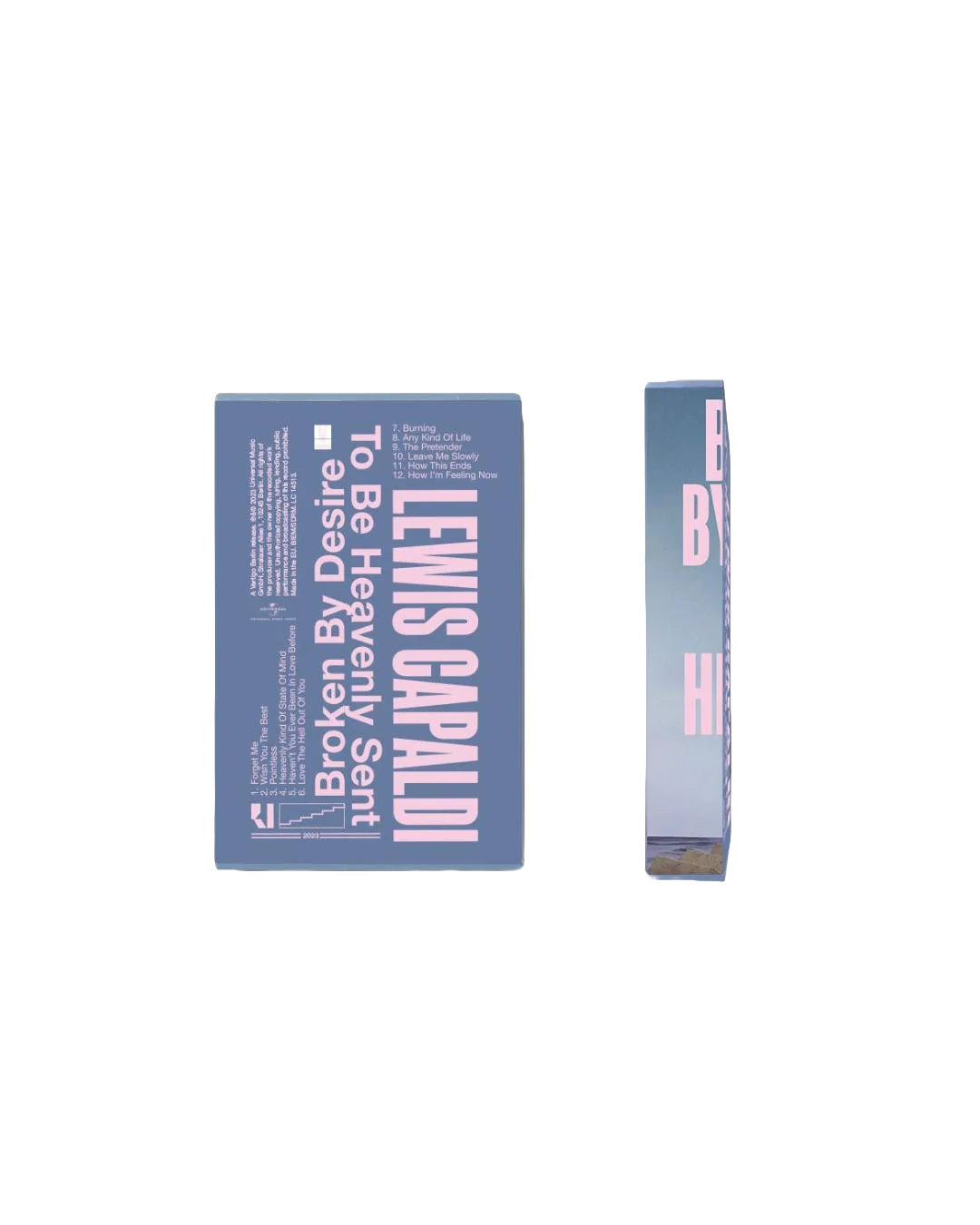 Lewis Capaldi - Broken By Desire To Be Heavenly Sent - Collectible Artwork Blue Cassette #1