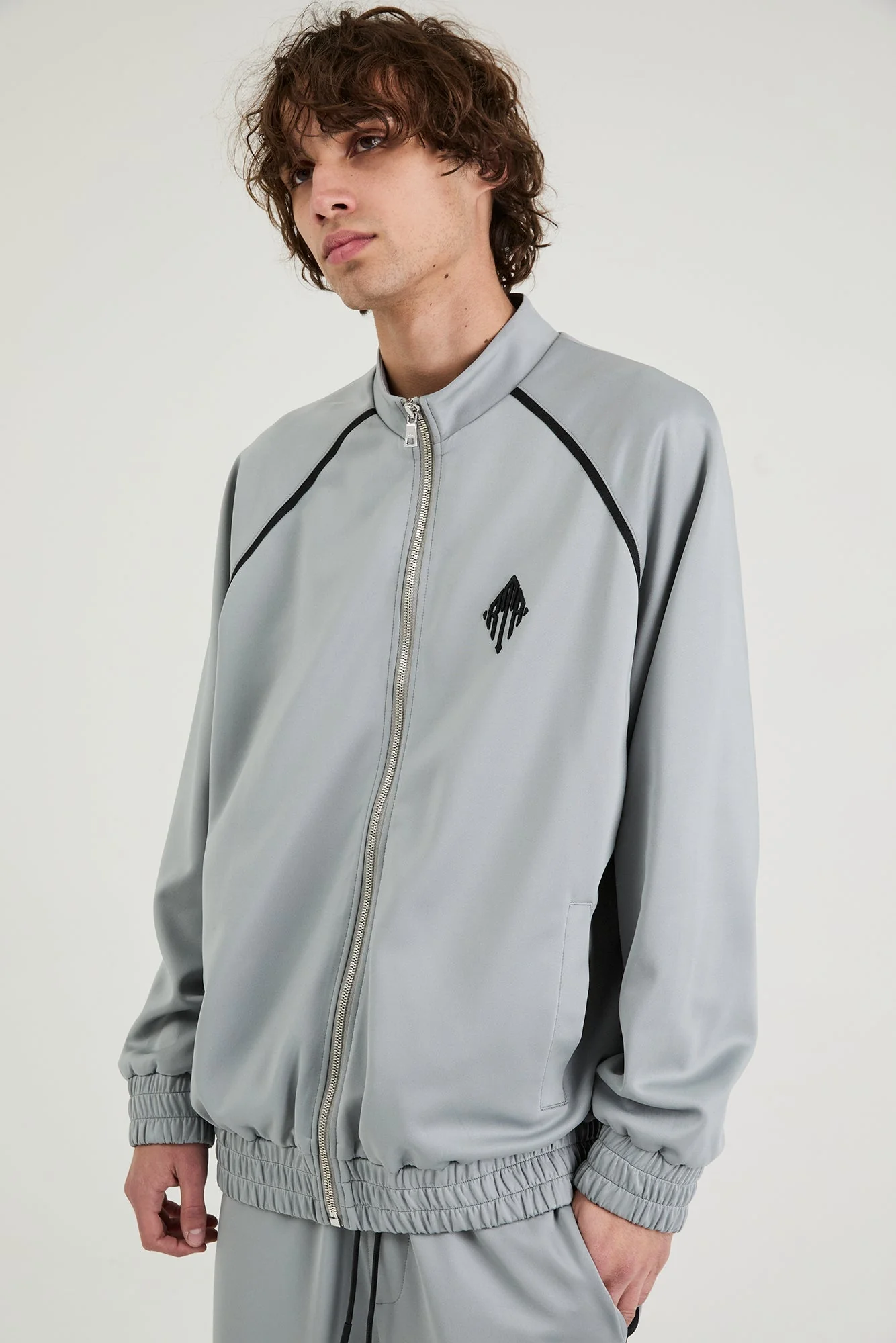LEWIS TRACK JACKET | STONE GREY - Image 6