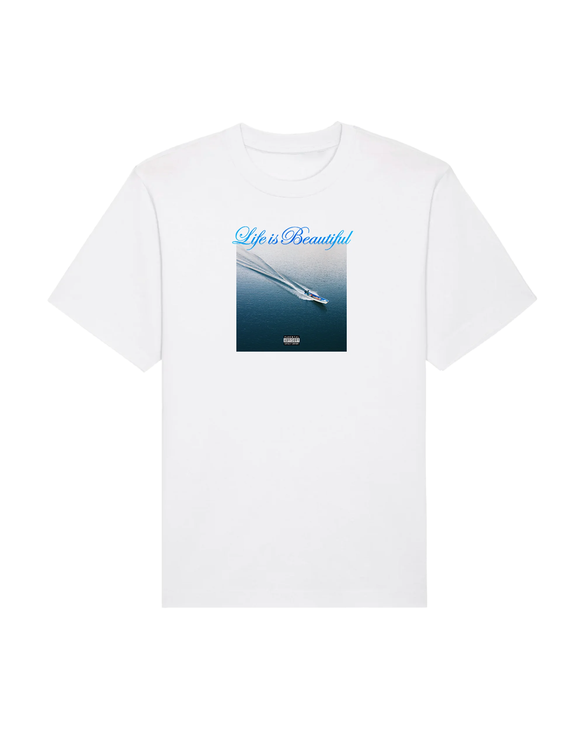Life is Beautiful Album T-Shirt (White)