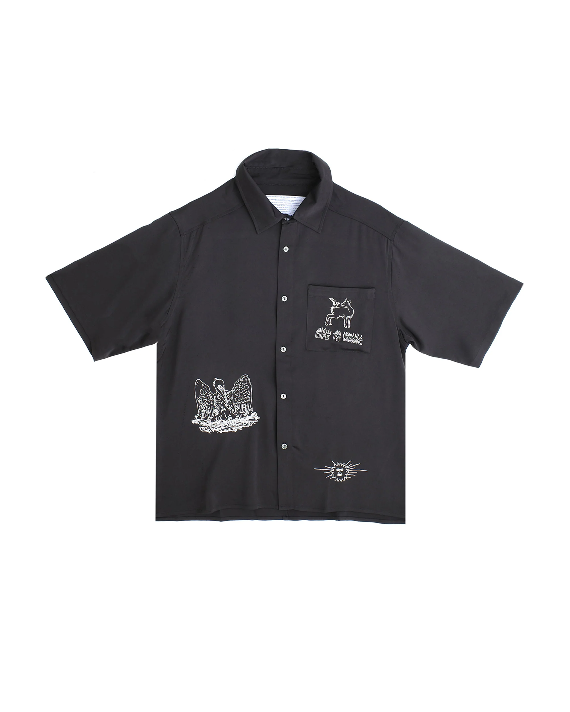 Life Is Magic Button Up