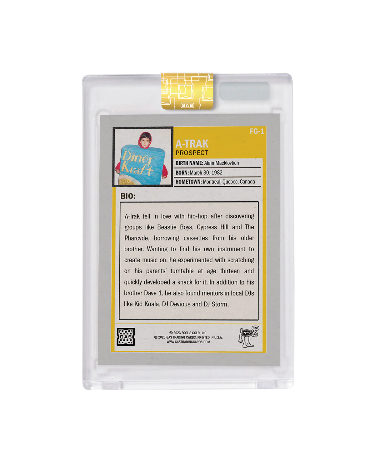 Limited Edition A-Trak & Fool’s Gold Records GAS Cracked Ice Foil Trading Cards Set - Image 6