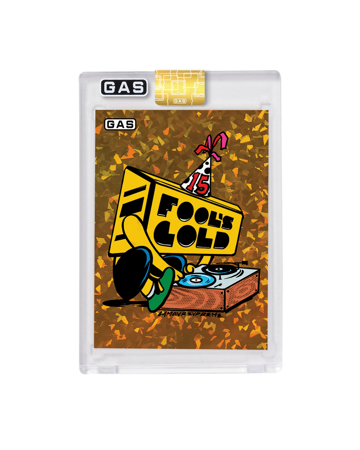 Limited Edition A-Trak & Fool’s Gold Records GAS Cracked Ice Foil Trading Cards Set - Image 9