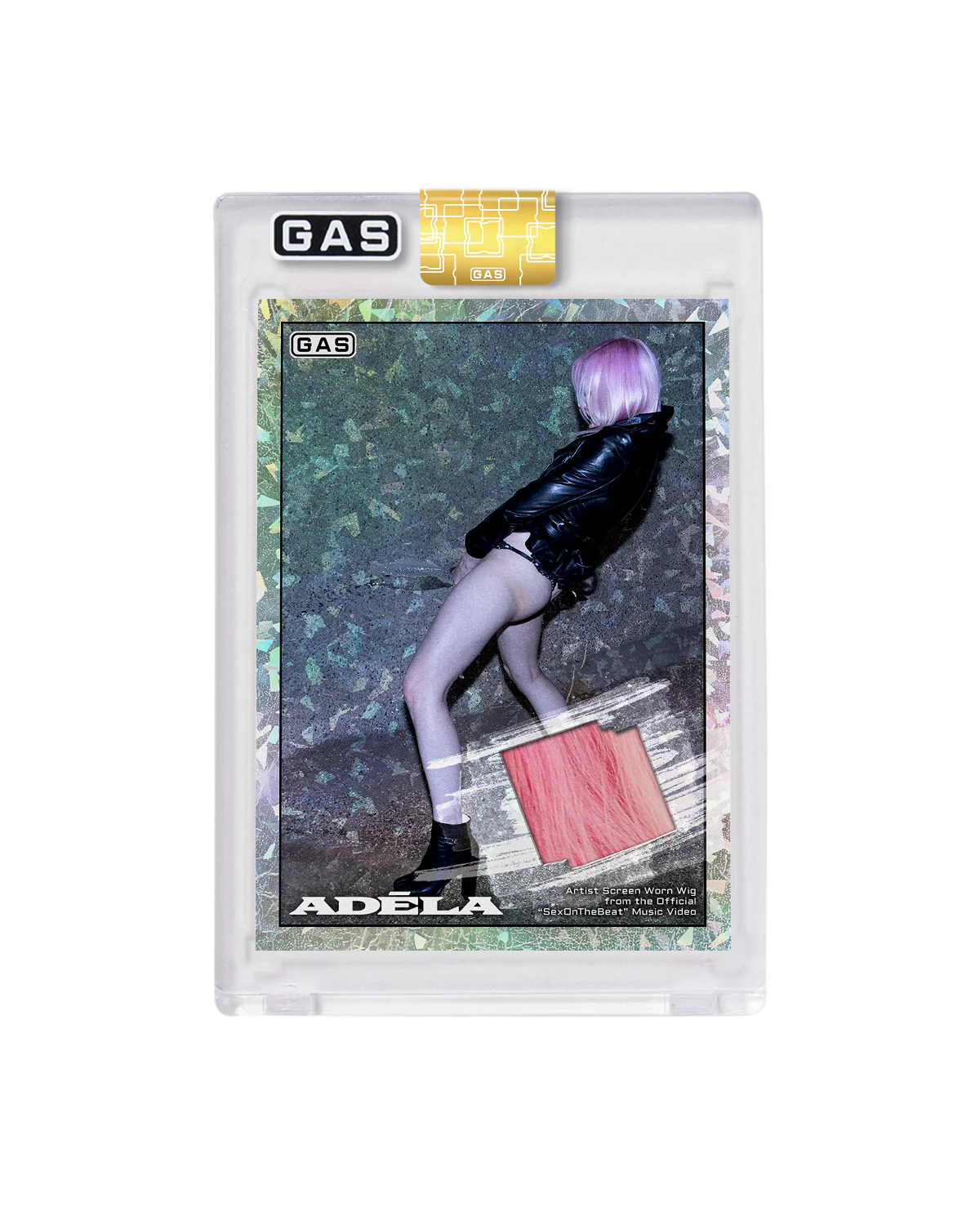 Limited Edition Adéla x GAS Cracked Ice Foil Card - Image 3