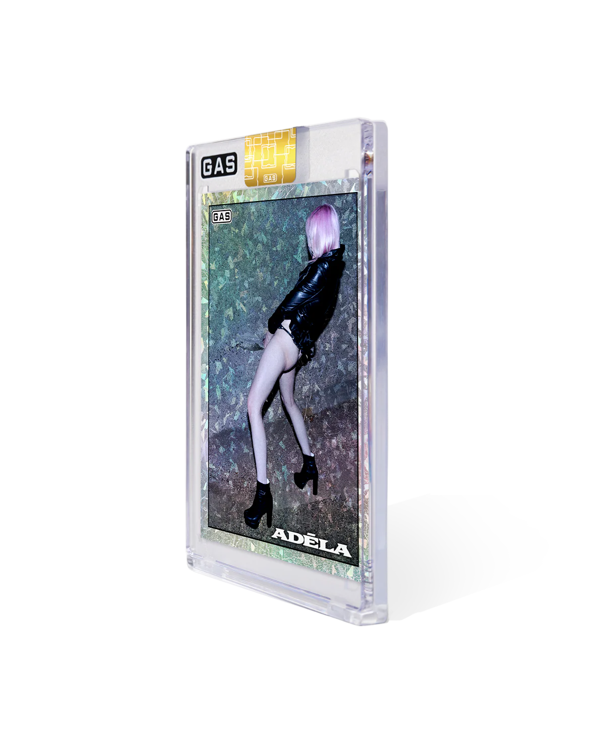Limited Edition Adéla x GAS Cracked Ice Foil Card - Image 4