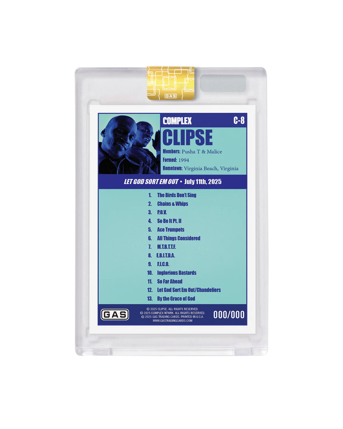 Limited Edition Clipse Complex Cover x GAS Cracked Ice Foil Card - Image 4