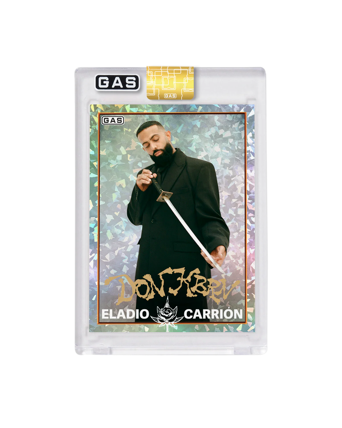 Limited Edition Eladio Carrion x GAS Cracked Ice Foil Card