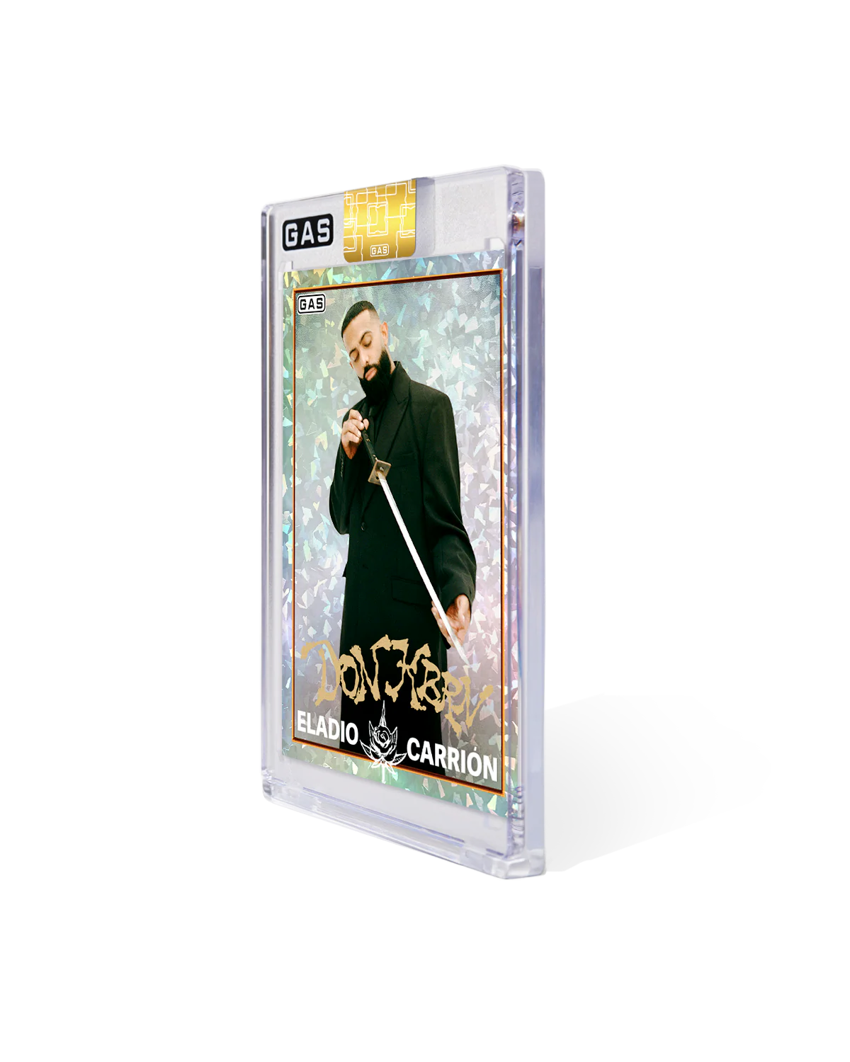 Limited Edition Eladio Carrion x GAS Cracked Ice Foil Card - Image 3