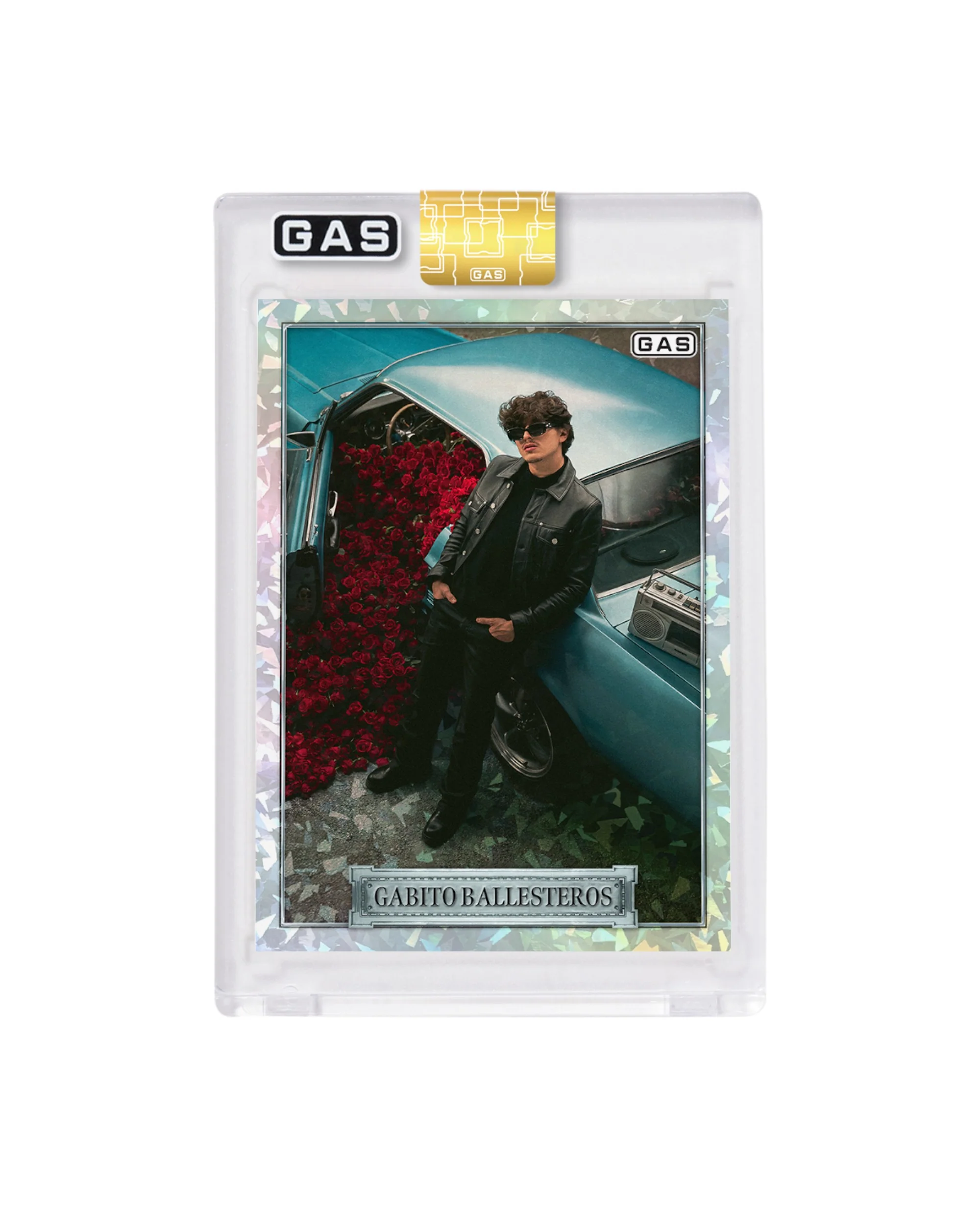 Limited Edition Gabito Ballesteros x GAS Cracked Ice Foil Card