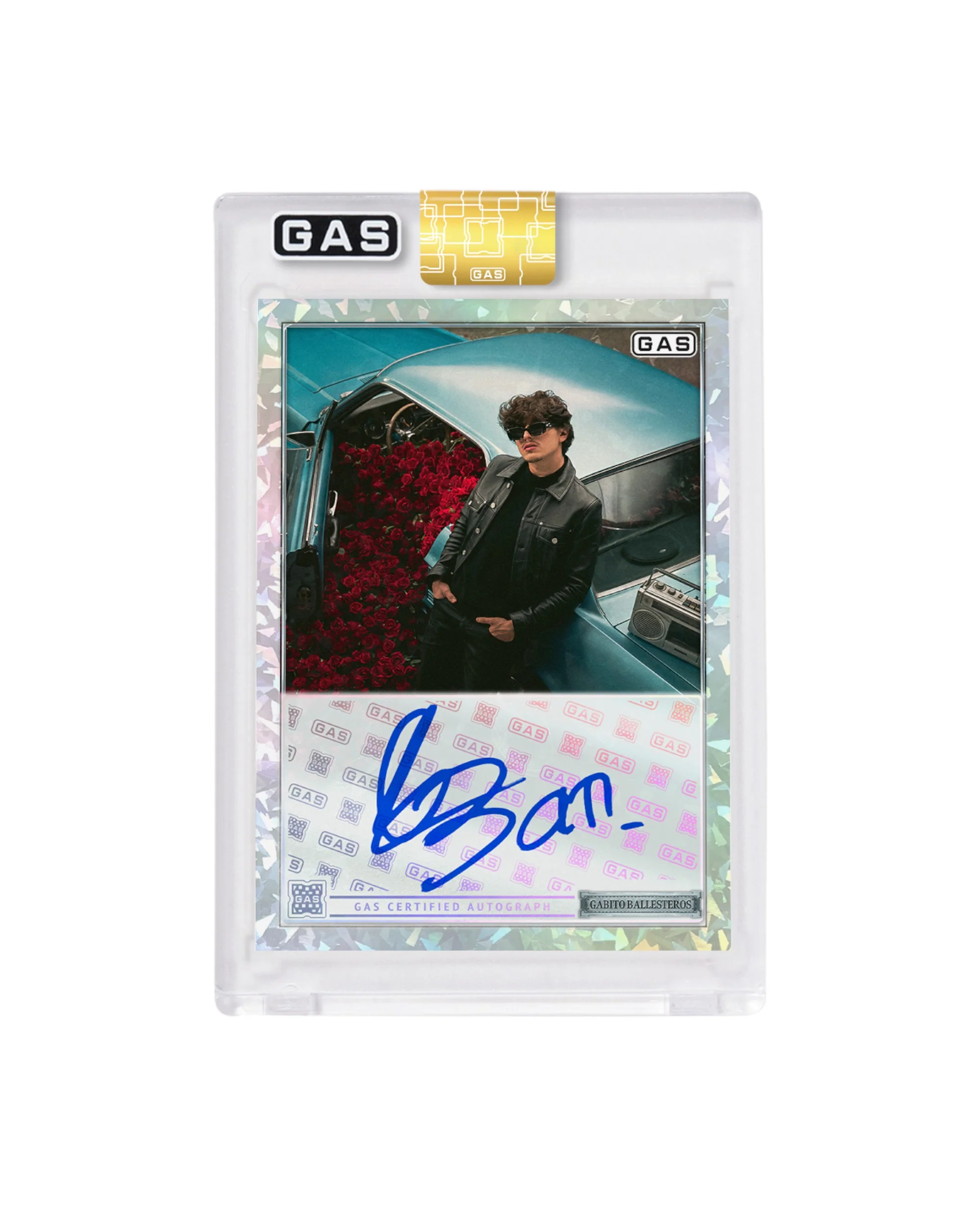 Limited Edition Gabito Ballesteros x GAS Cracked Ice Foil Card - Image 2