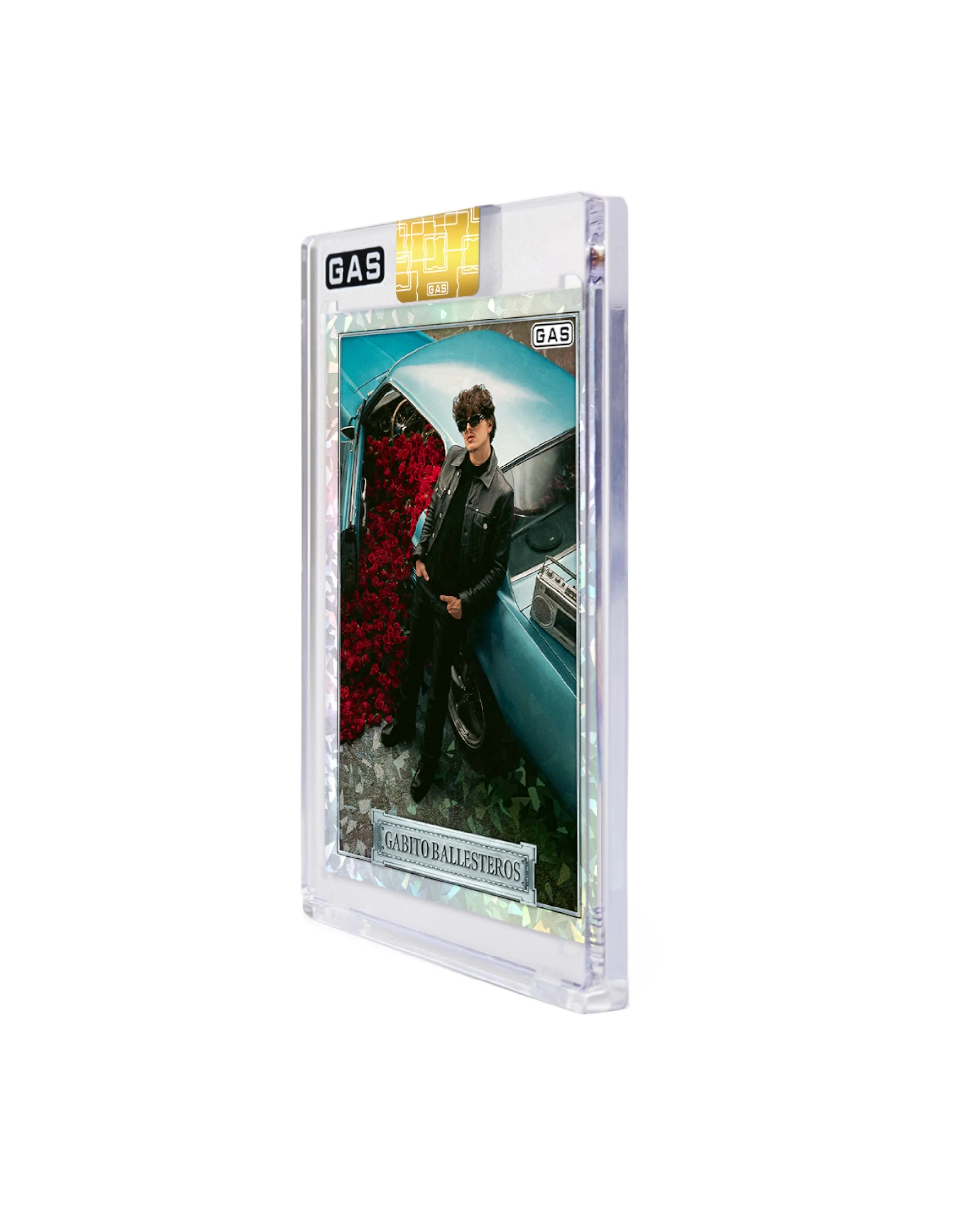 Limited Edition Gabito Ballesteros x GAS Cracked Ice Foil Card - Image 4