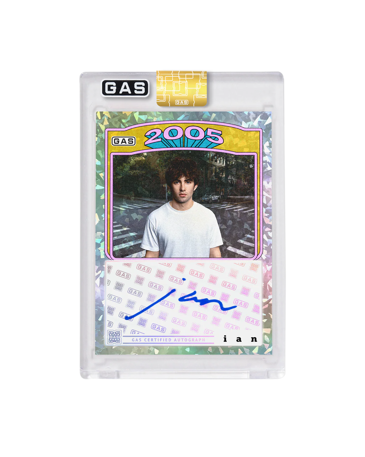 Limited Edition ian x GAS Cracked Ice Foil Card - Image 2