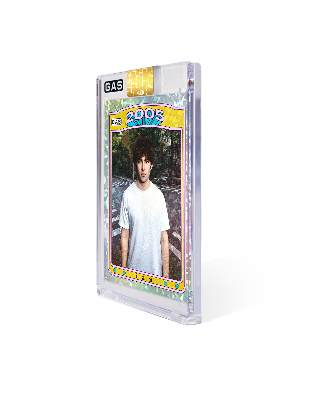 Limited Edition ian x GAS Cracked Ice Foil Card - Image 3
