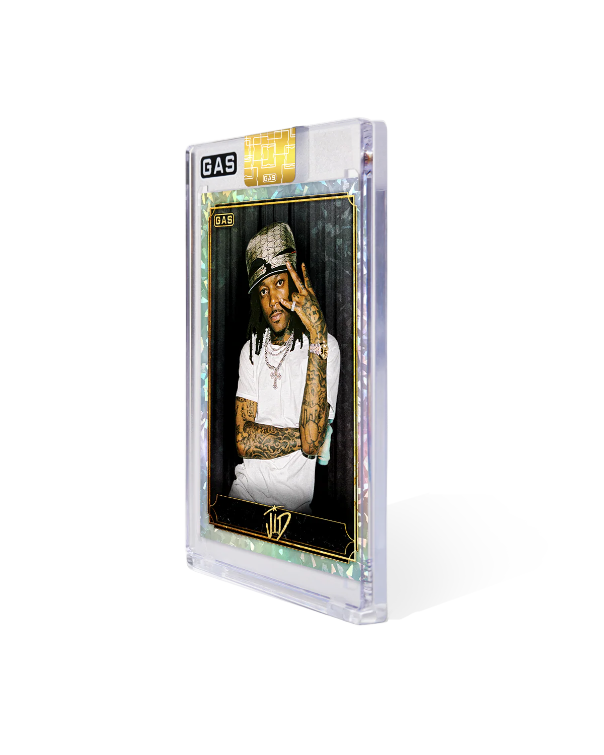Limited Edition JID x GAS Cracked Ice Foil Card - Image 3