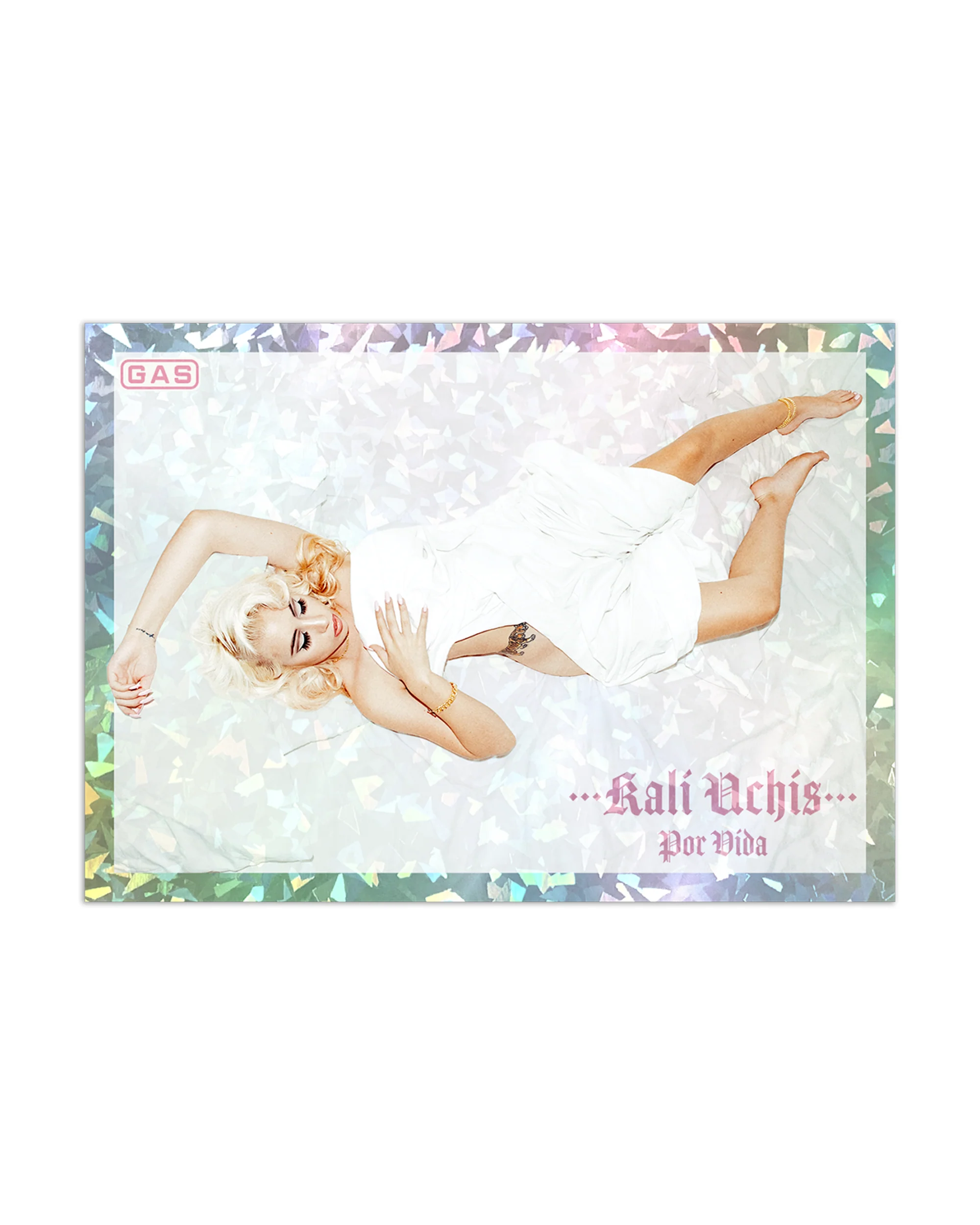 Limited Edition Kali Uchis x GAS 6-Cracked Ice Foil Cards Set - Image 3